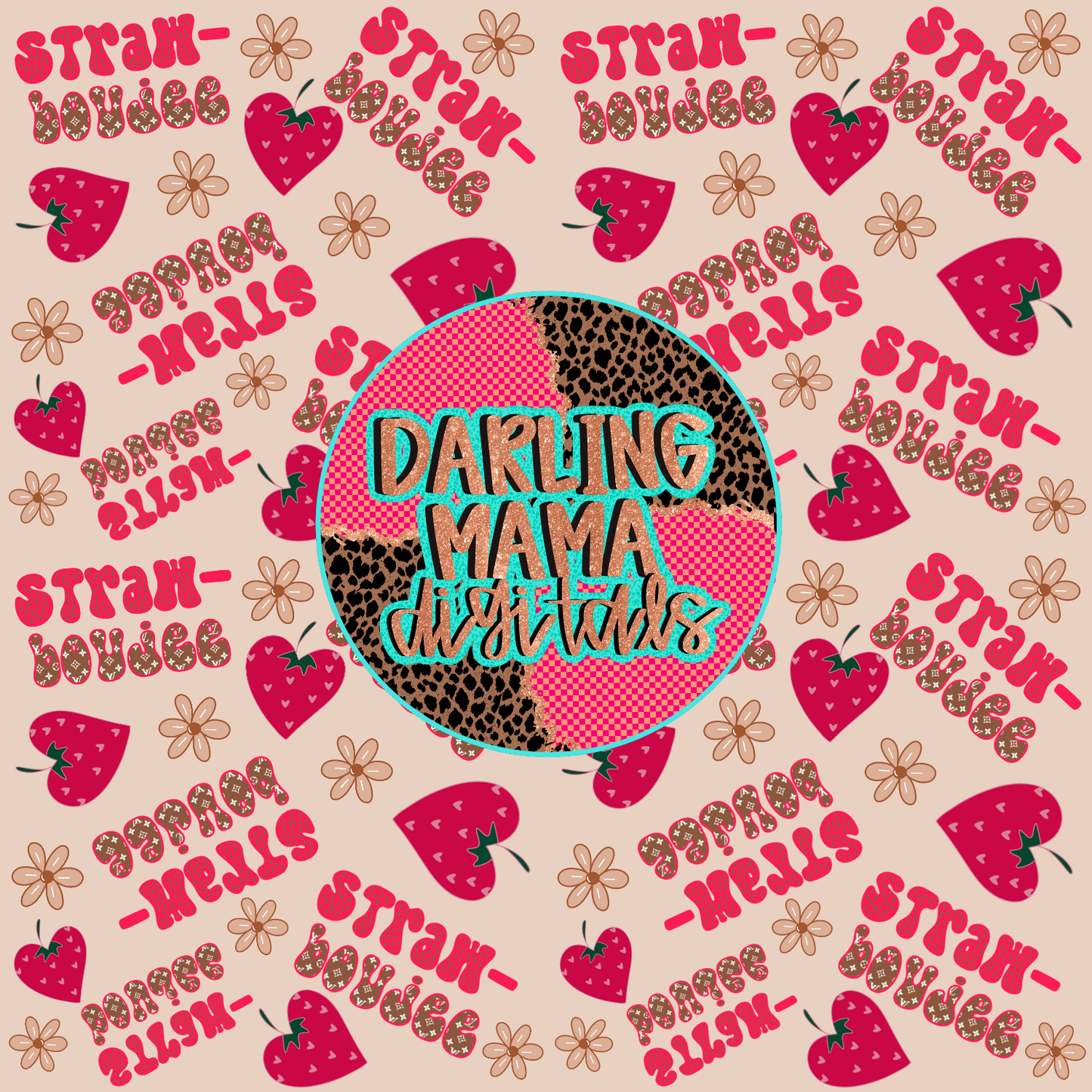 Straw boujee Seamless File