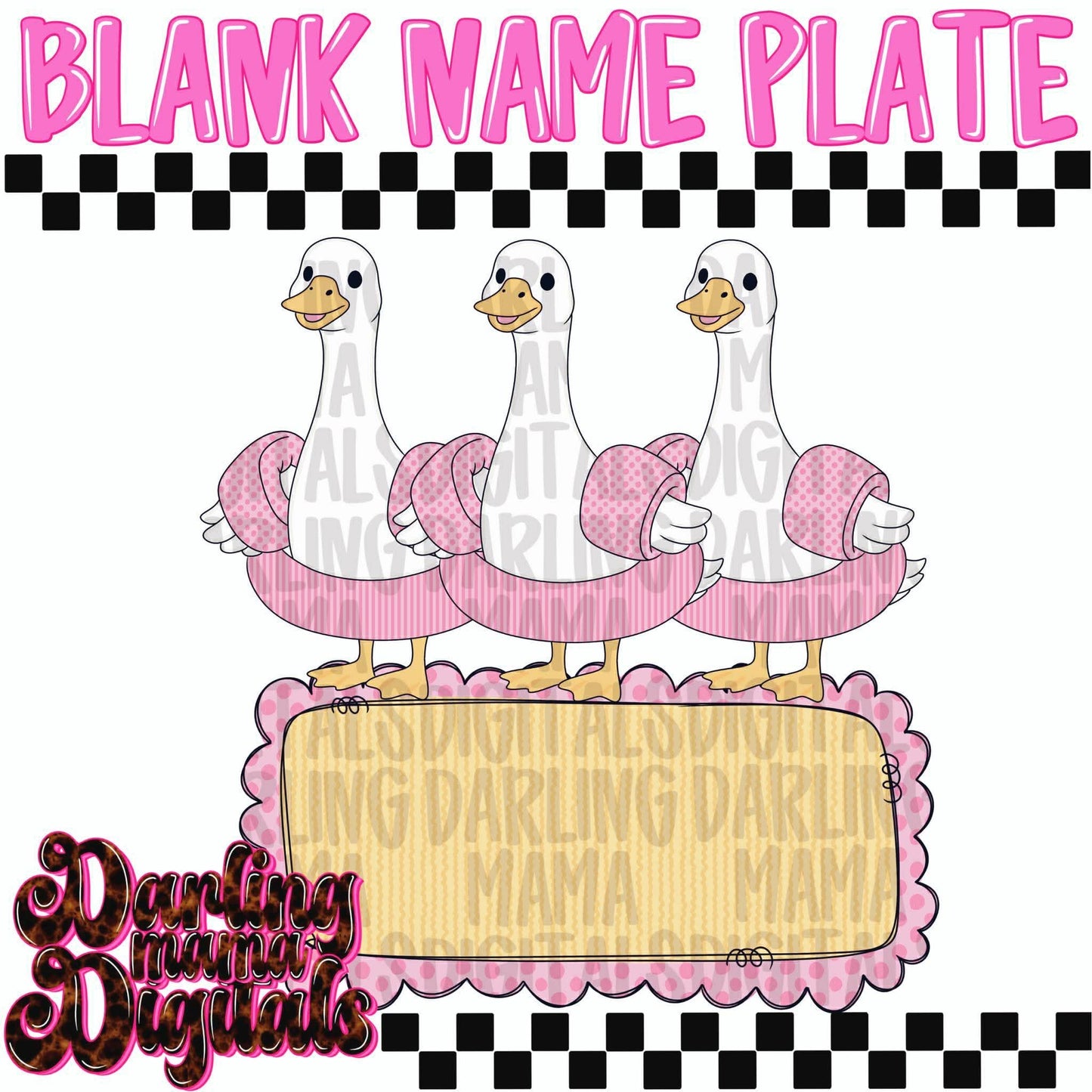 Summer swimming goose