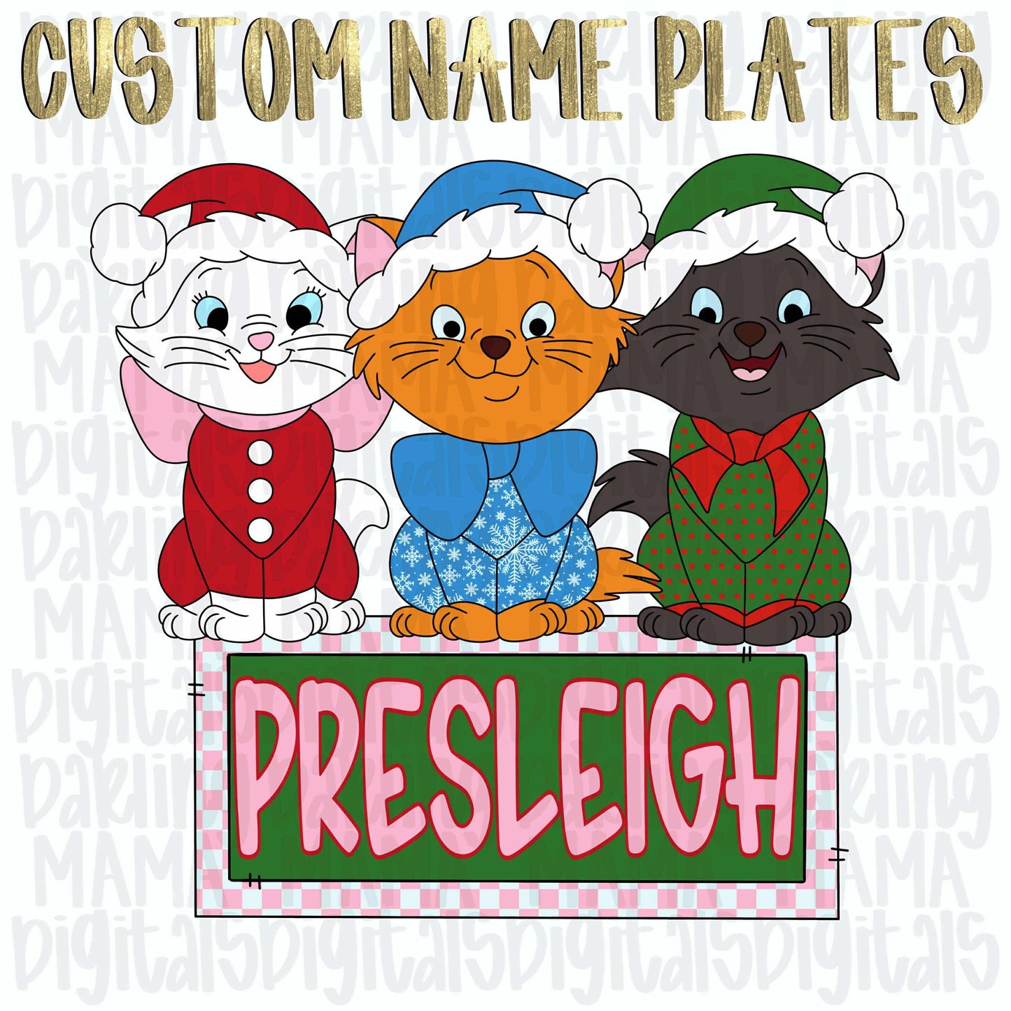 Custom Christmas aristocrats