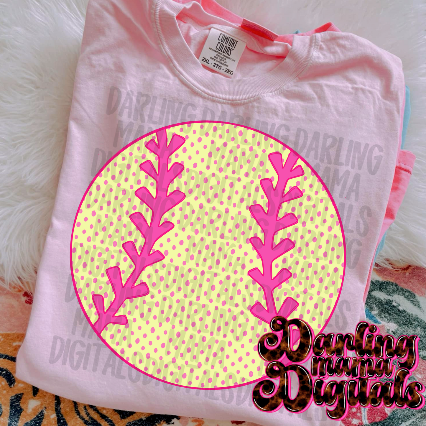 Polka dot softball