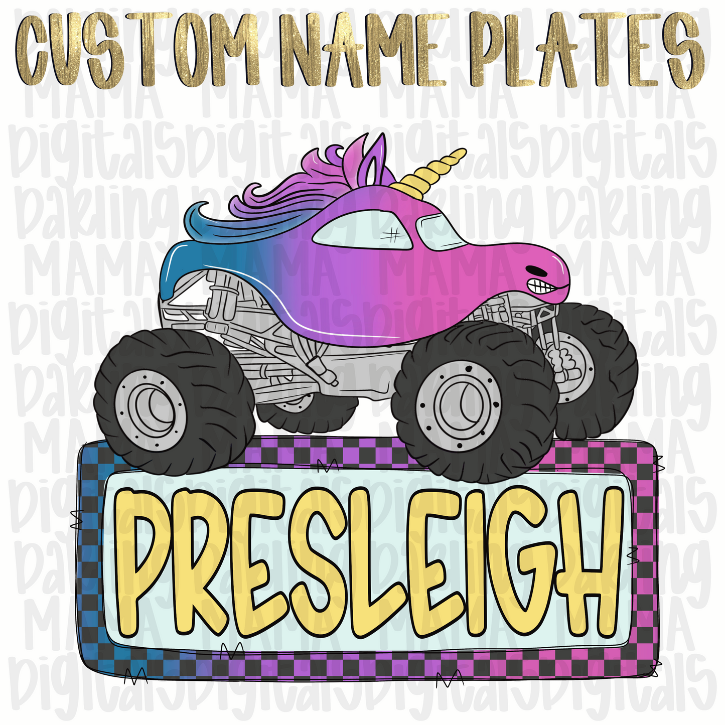 Custom sparkle truck