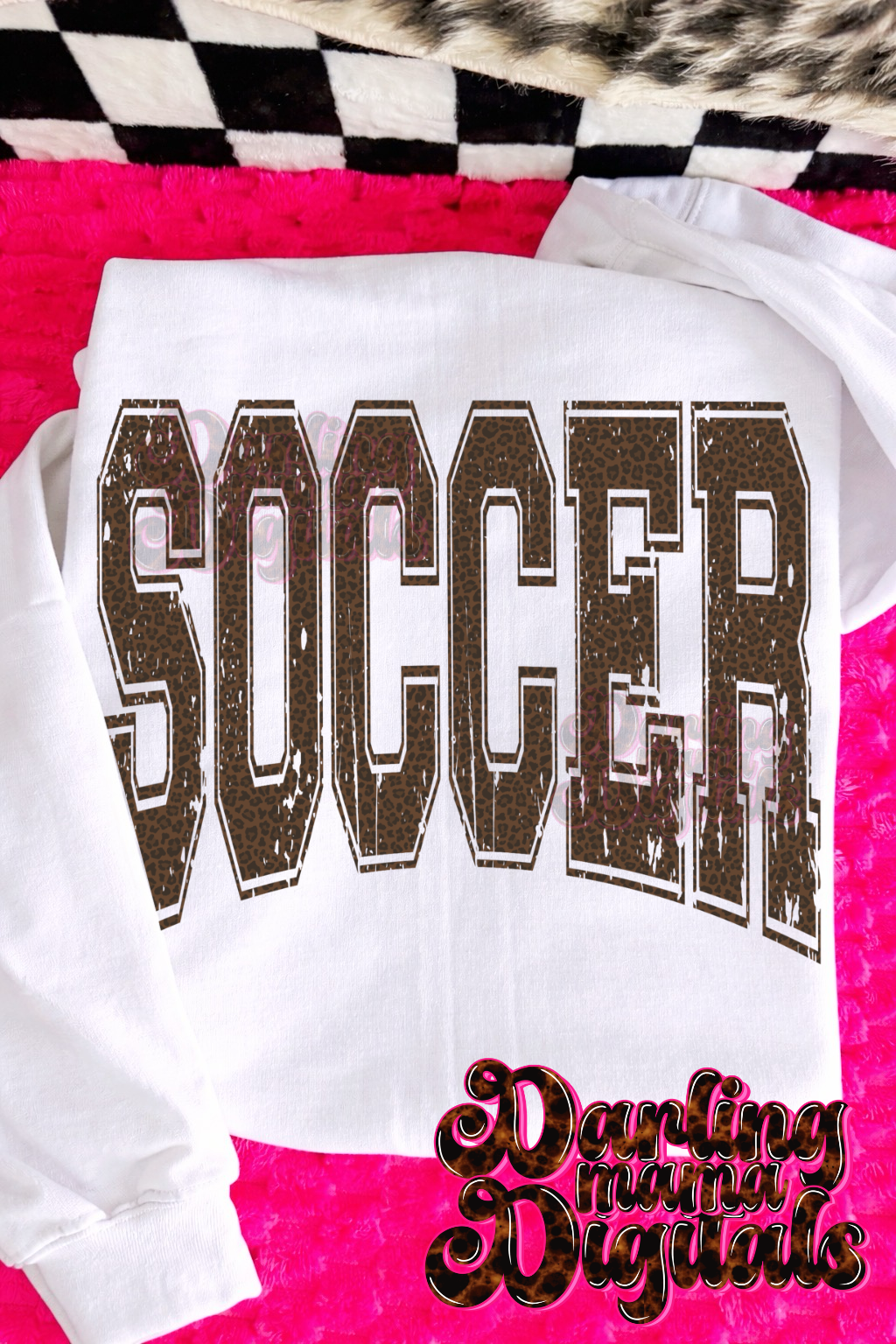 Cheetah distressed soccer