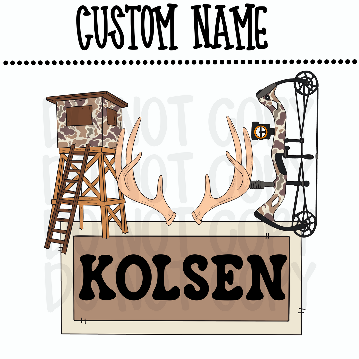 Custom Deer Hunter Name