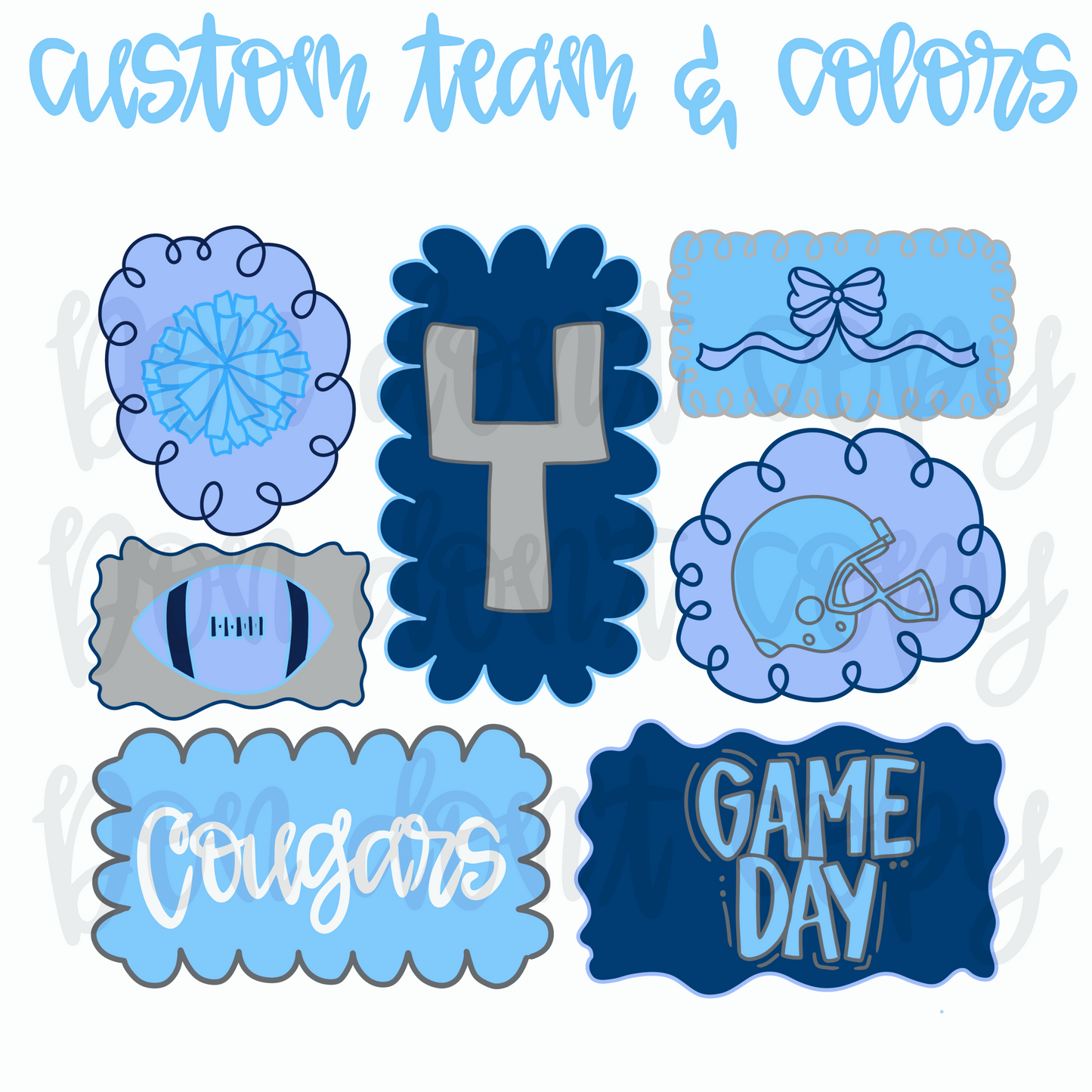 Custom School Color Collage