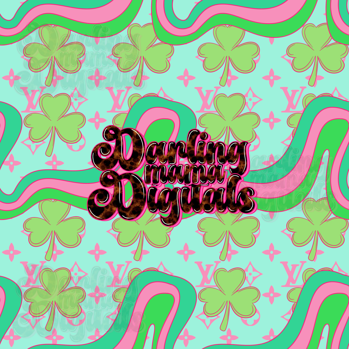 Shamrock boujee Seamless File