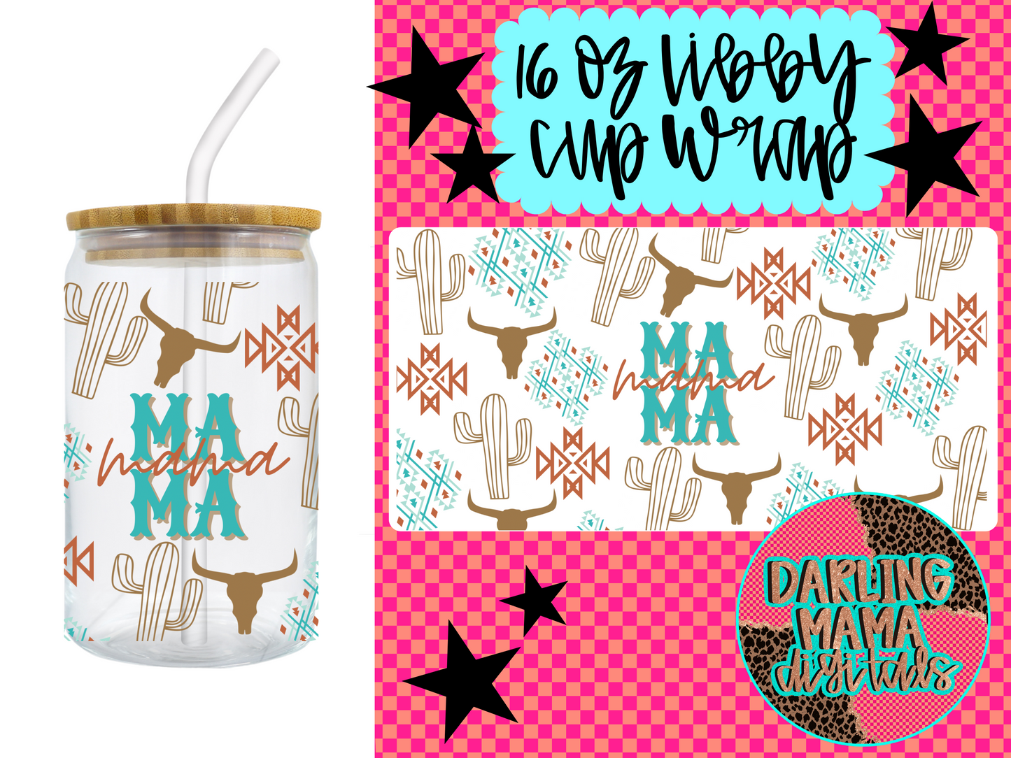 Western Mama Cup Wrap