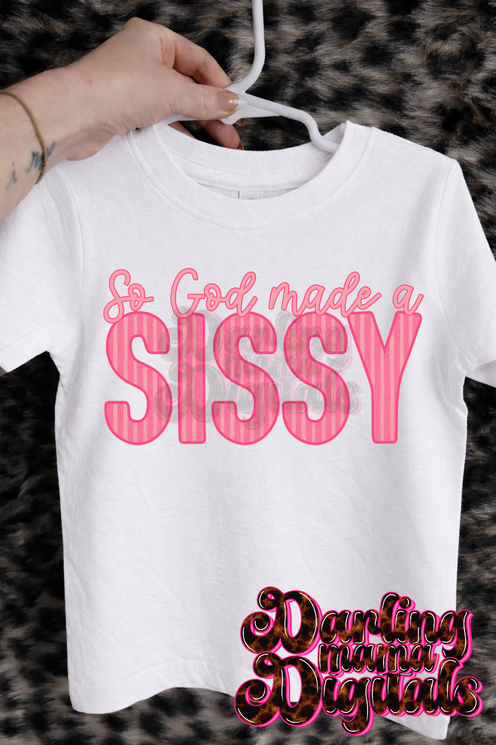 So God made a sissy pink stripes