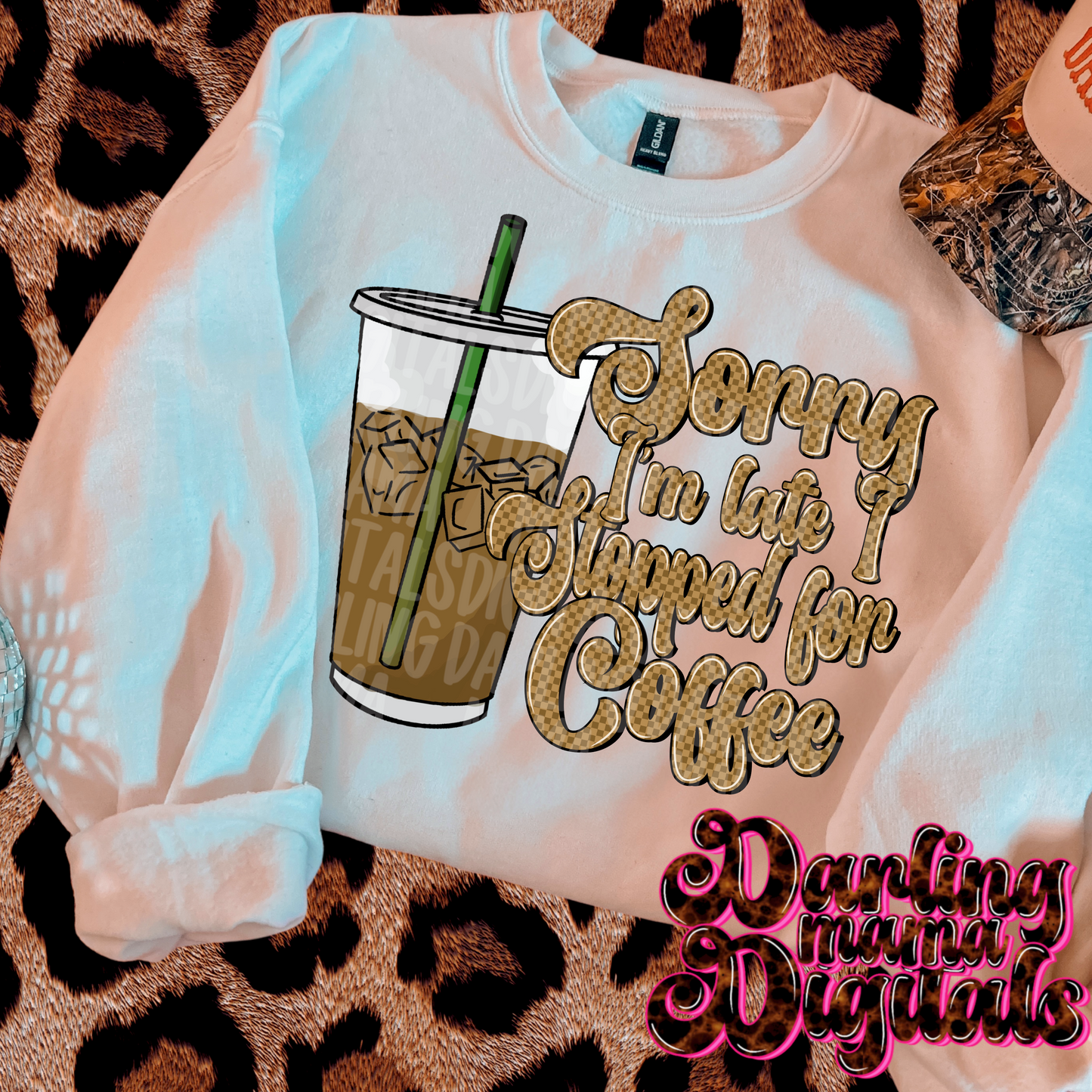 Sorry I’m late I stopped for iced coffee