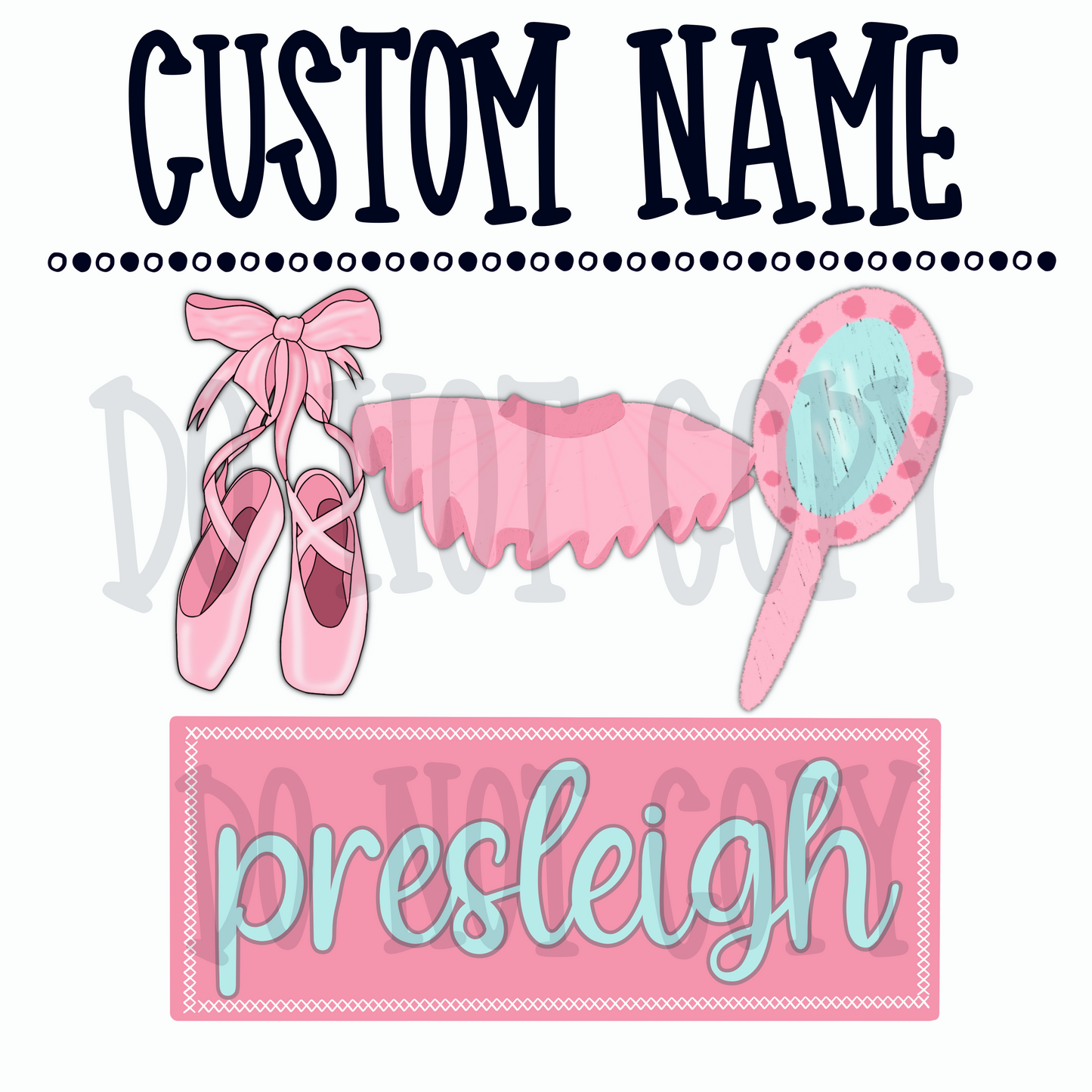 Ballerina Custom Name