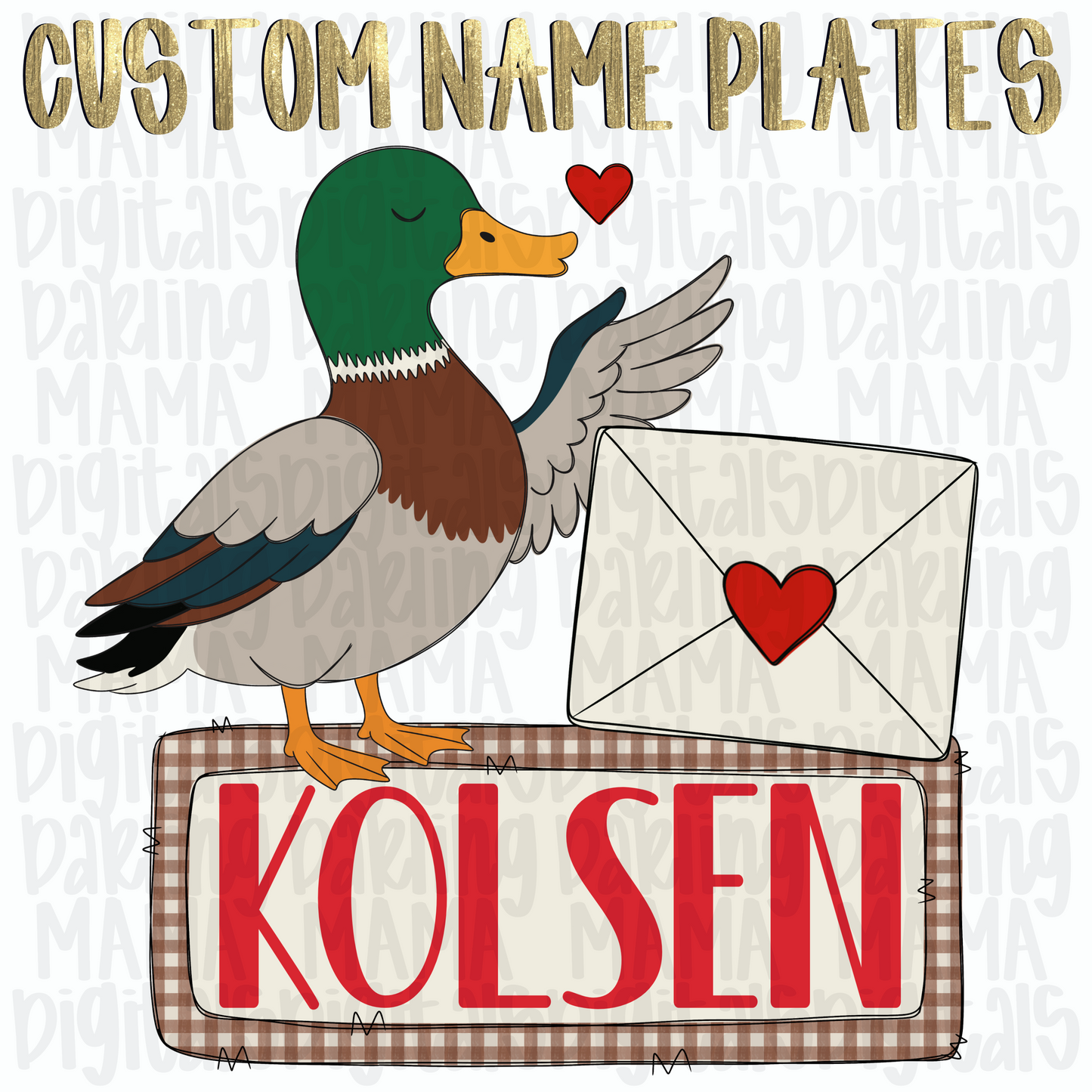 V-day mallard custom