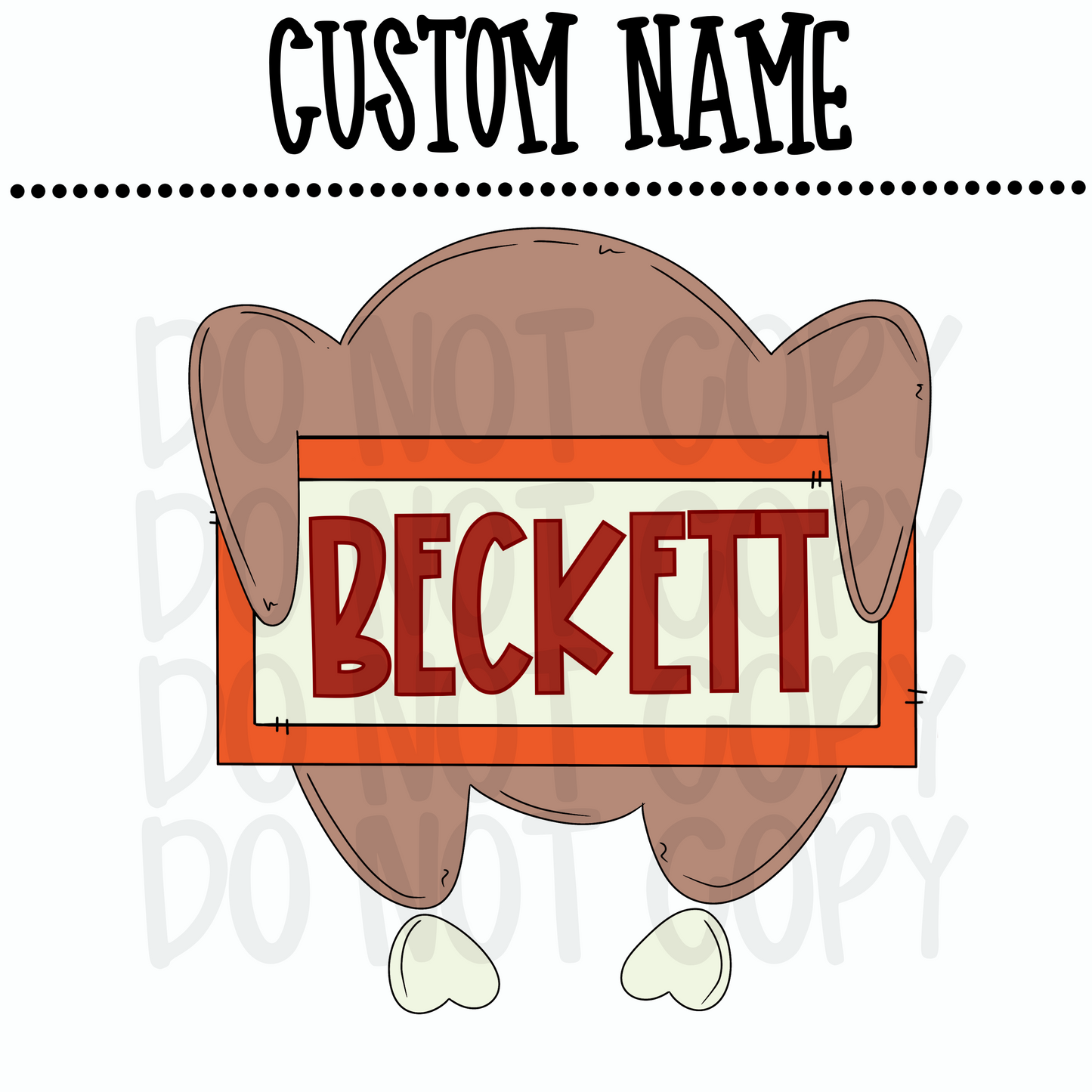 Custom Boy Turkey
