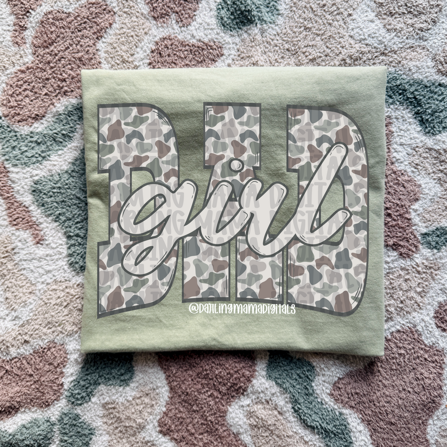 Duck Camo Girl Dad