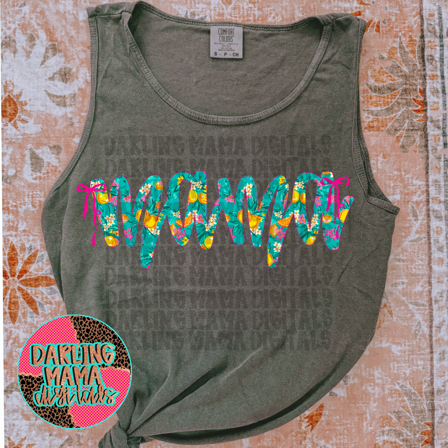 Preppy Summer Script Mama