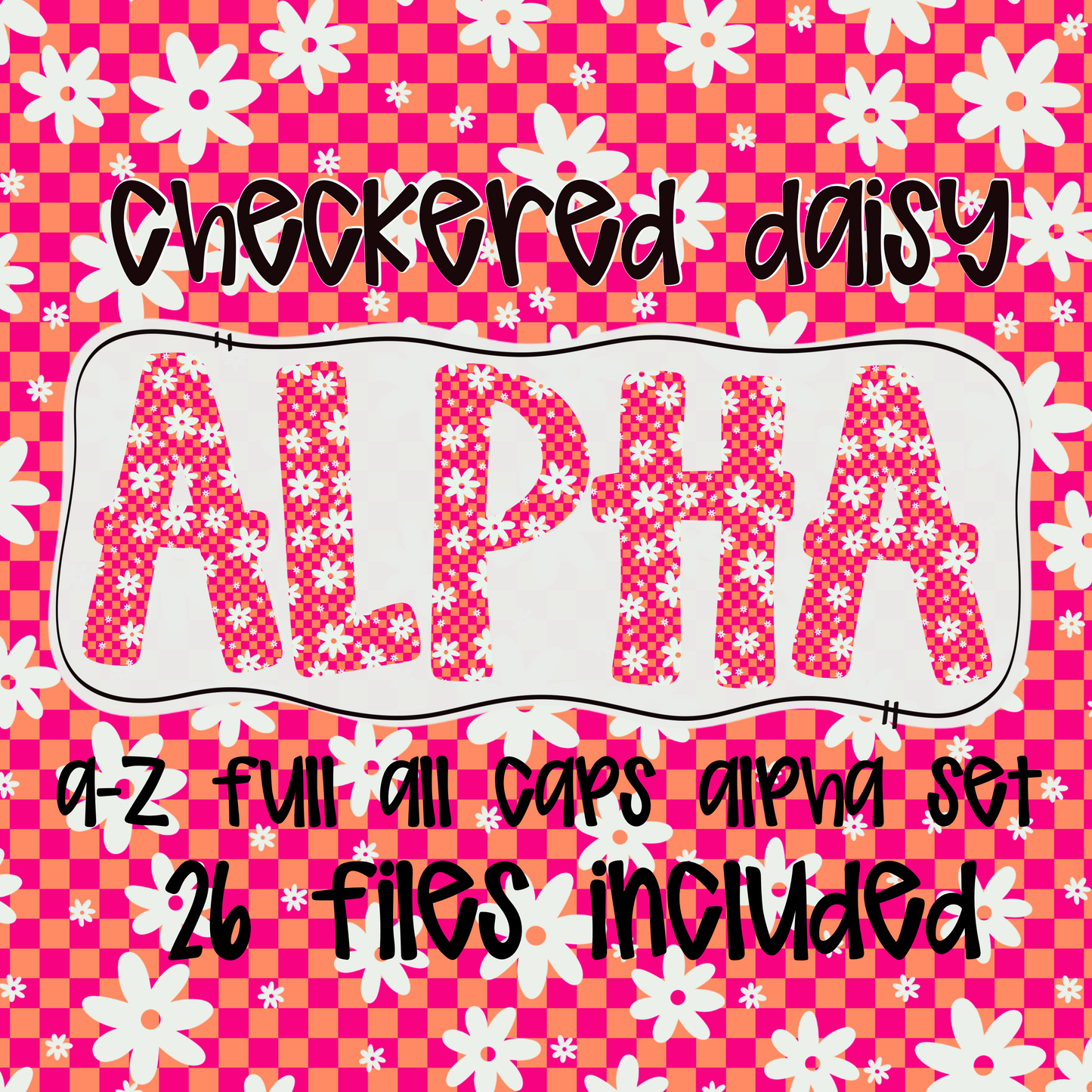 Checkered Daisy Aplha