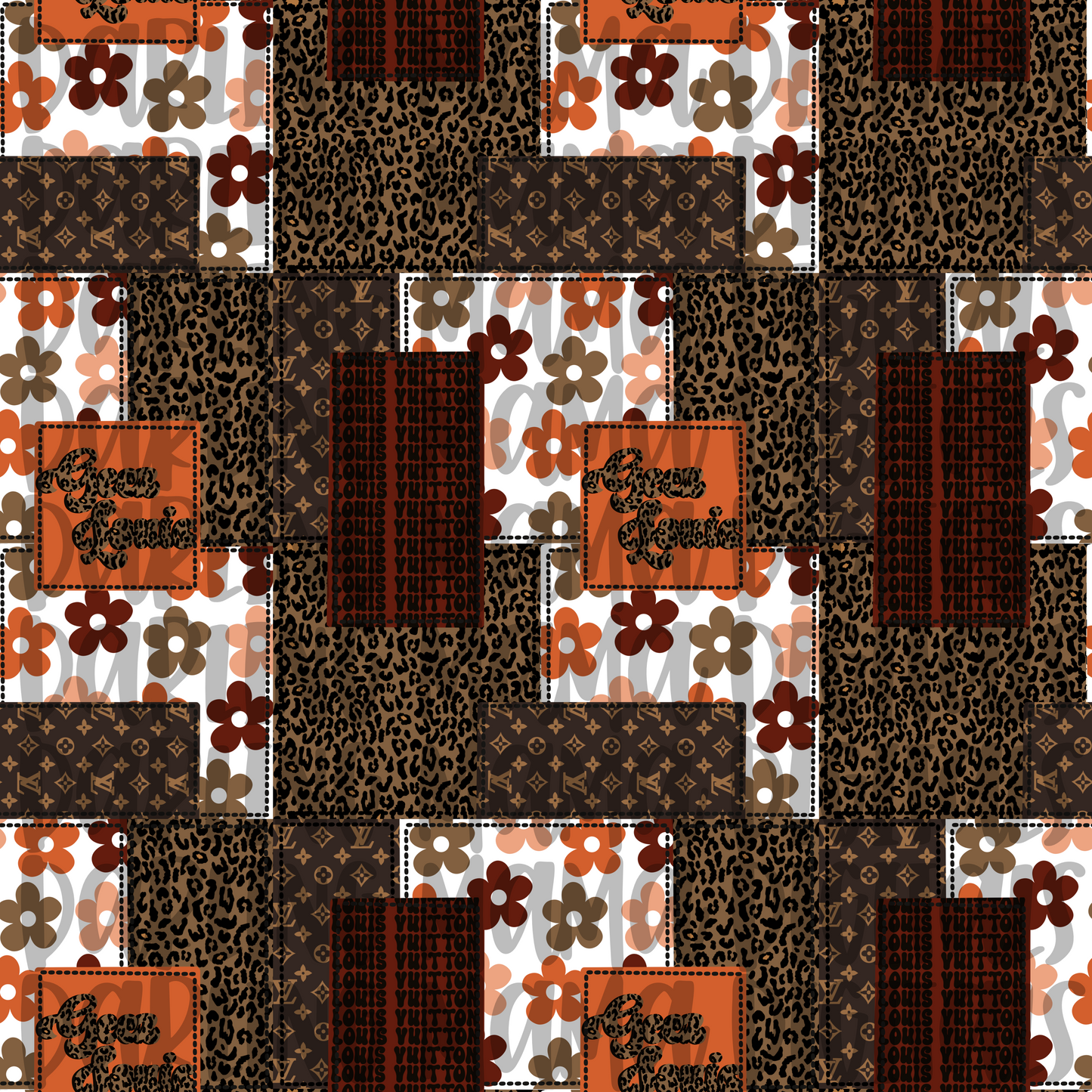 Cheetah Boujee Patchwork Seamless File