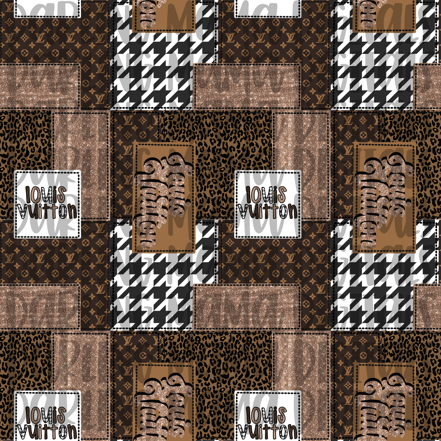 Boujee Glitter Patchwork