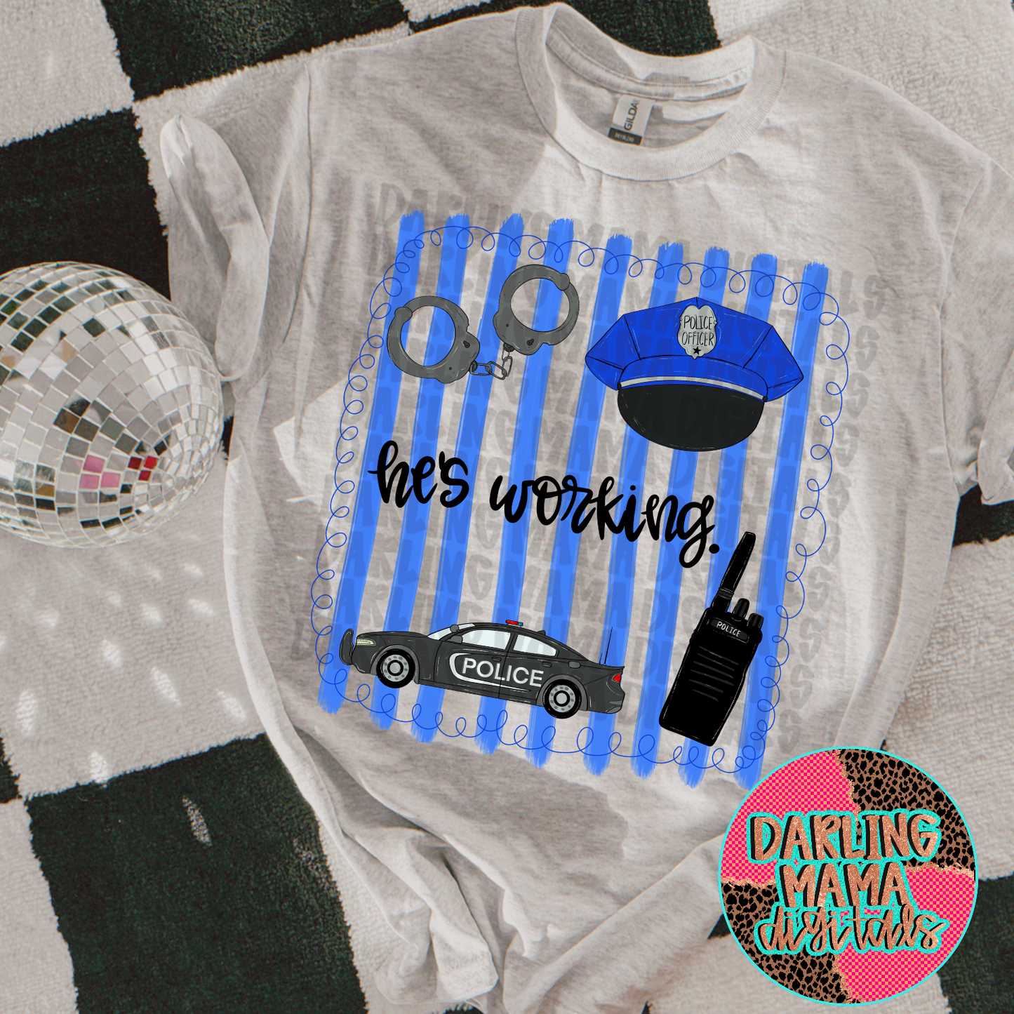 Police Officer He’s Working