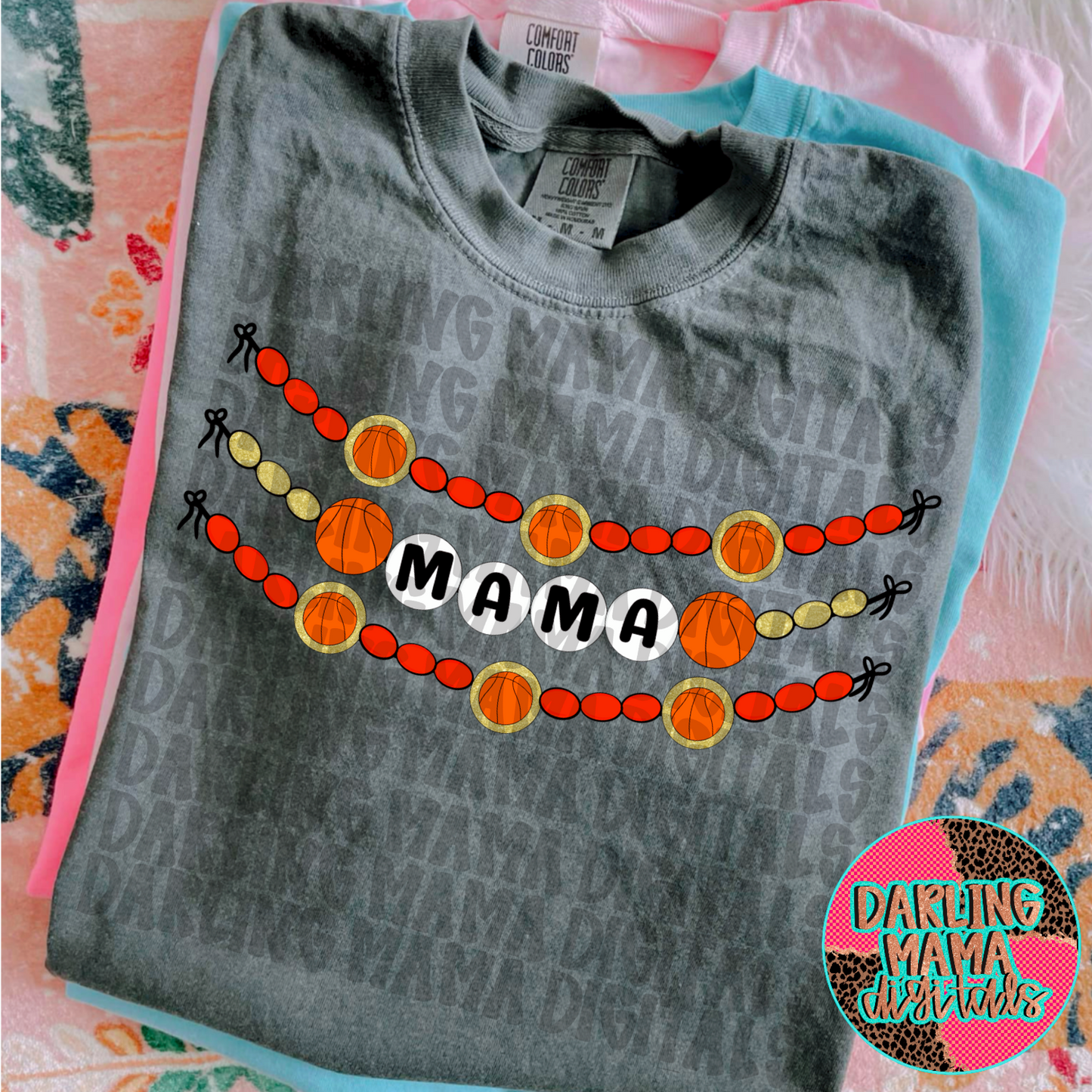 Basketball Mama Beaded Bracelet