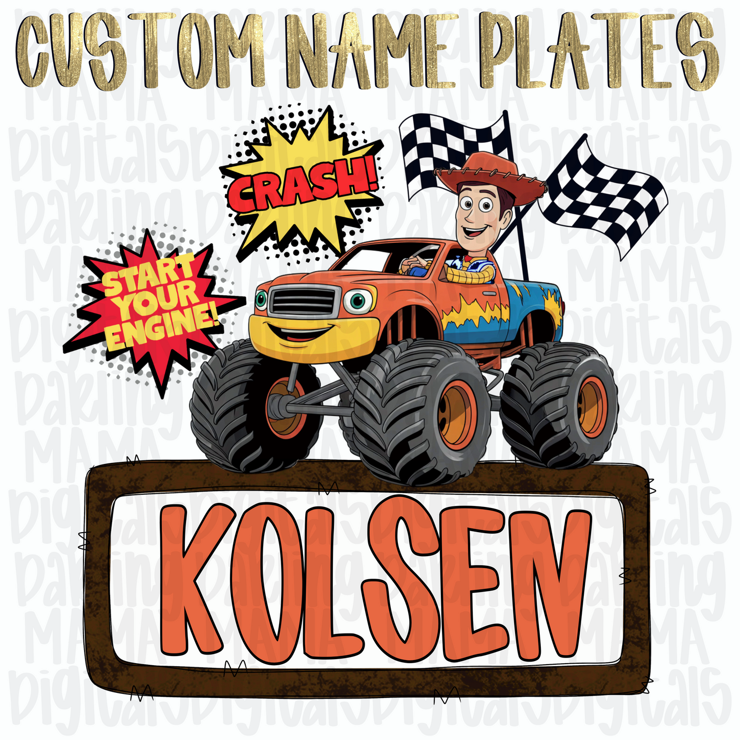 Custom Cowboy monster truck