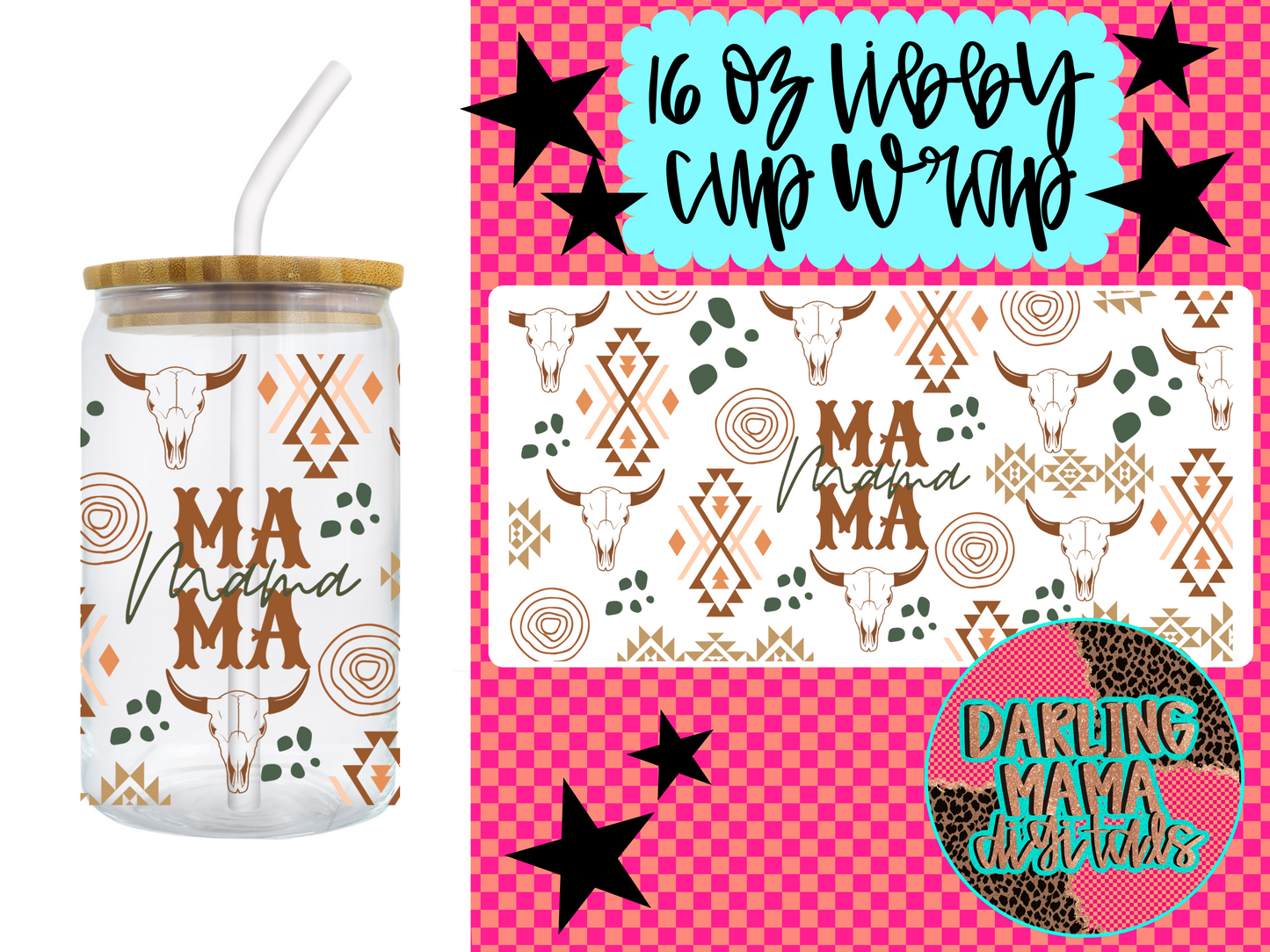 Western Mama 2 Cup Wrap