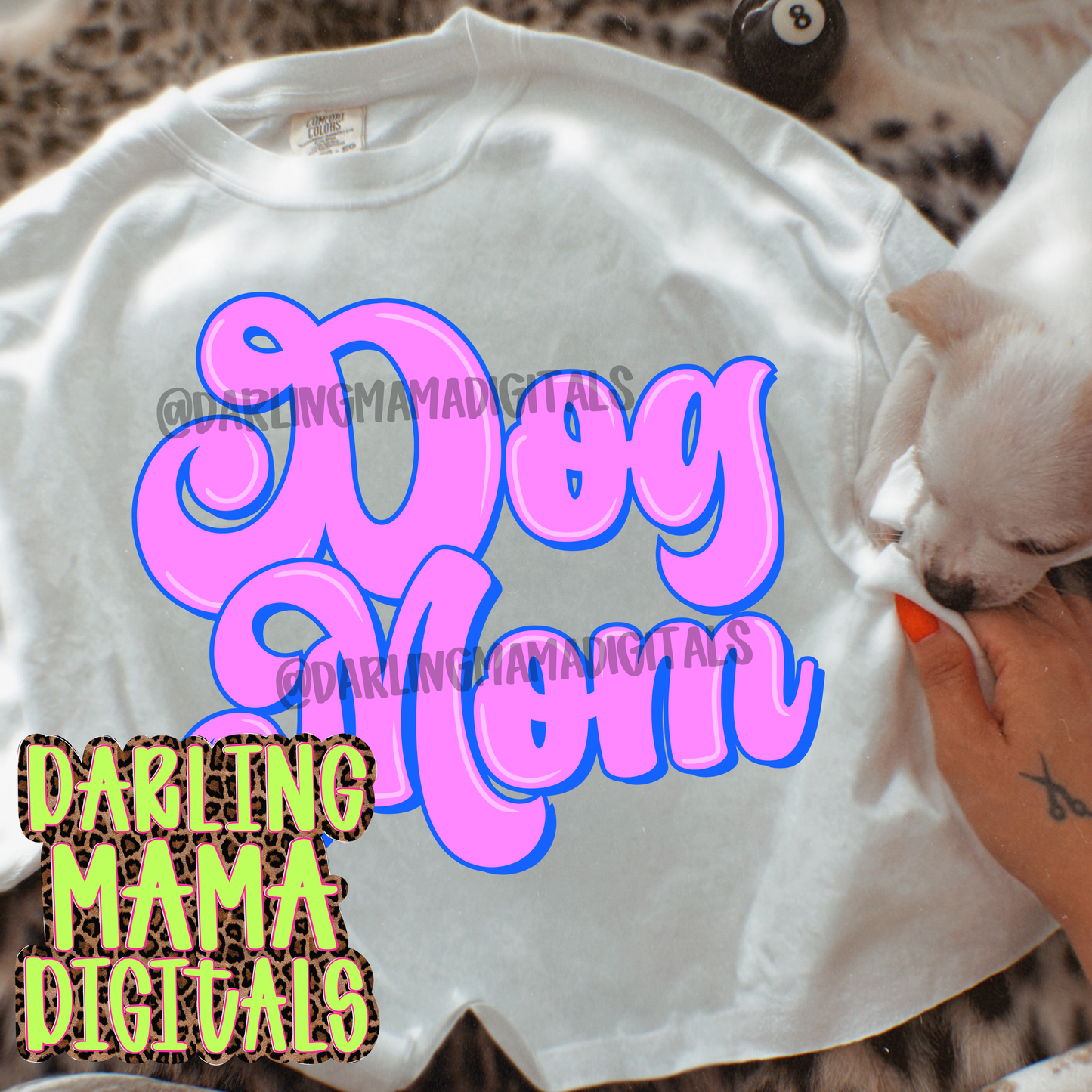 Neon dog mom 2