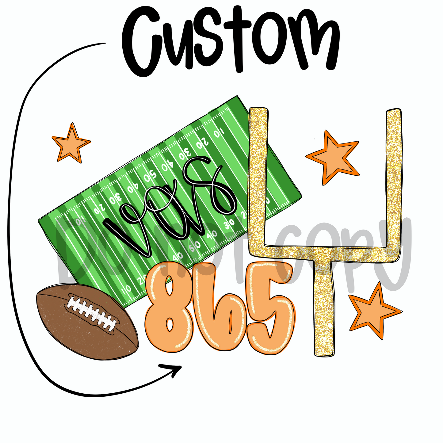Custom Area Code Team Custom