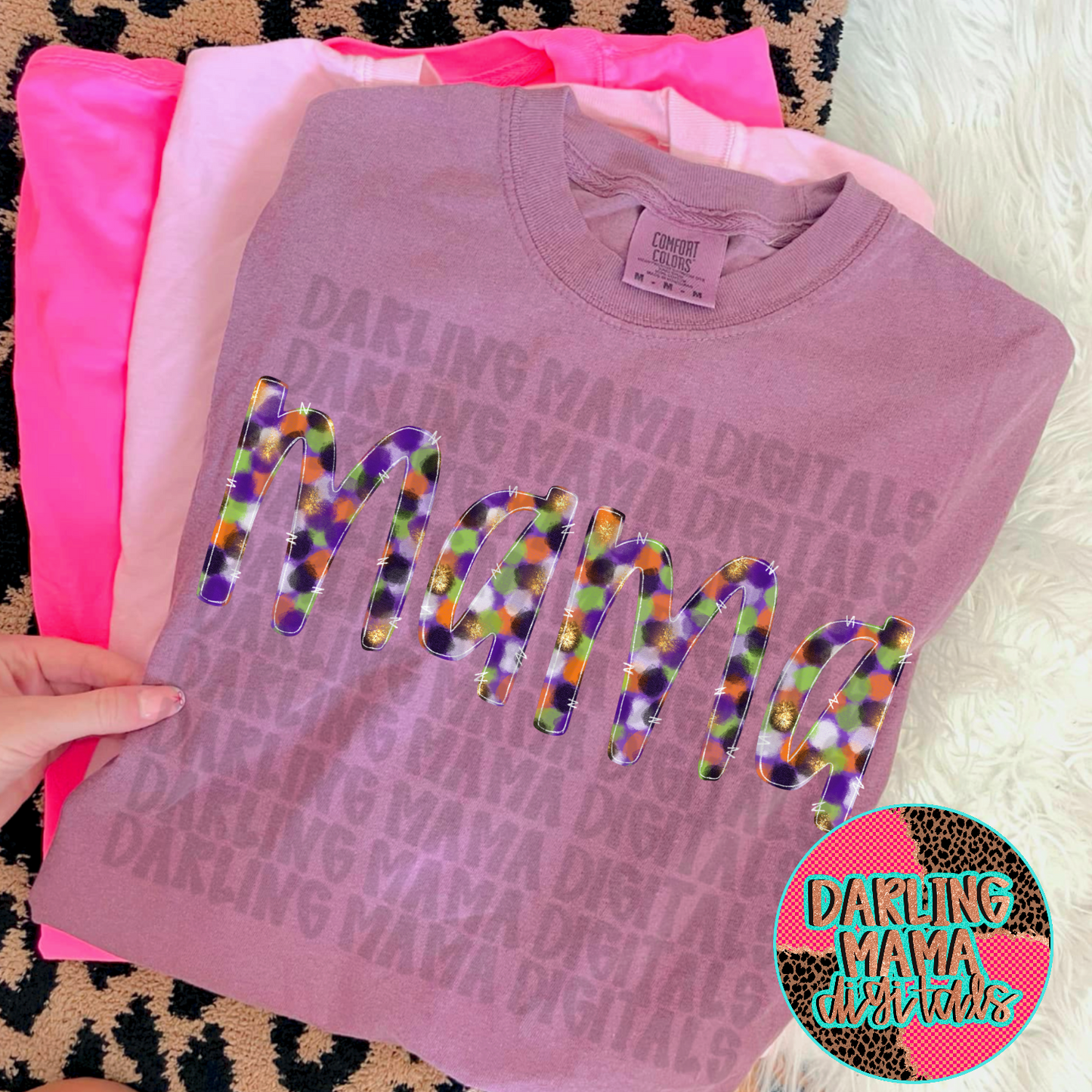 Hand Painted Hand Lettered Halloween Mama