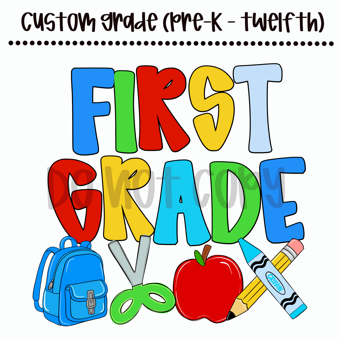 Boys Custom Grade (PreK - 12th)