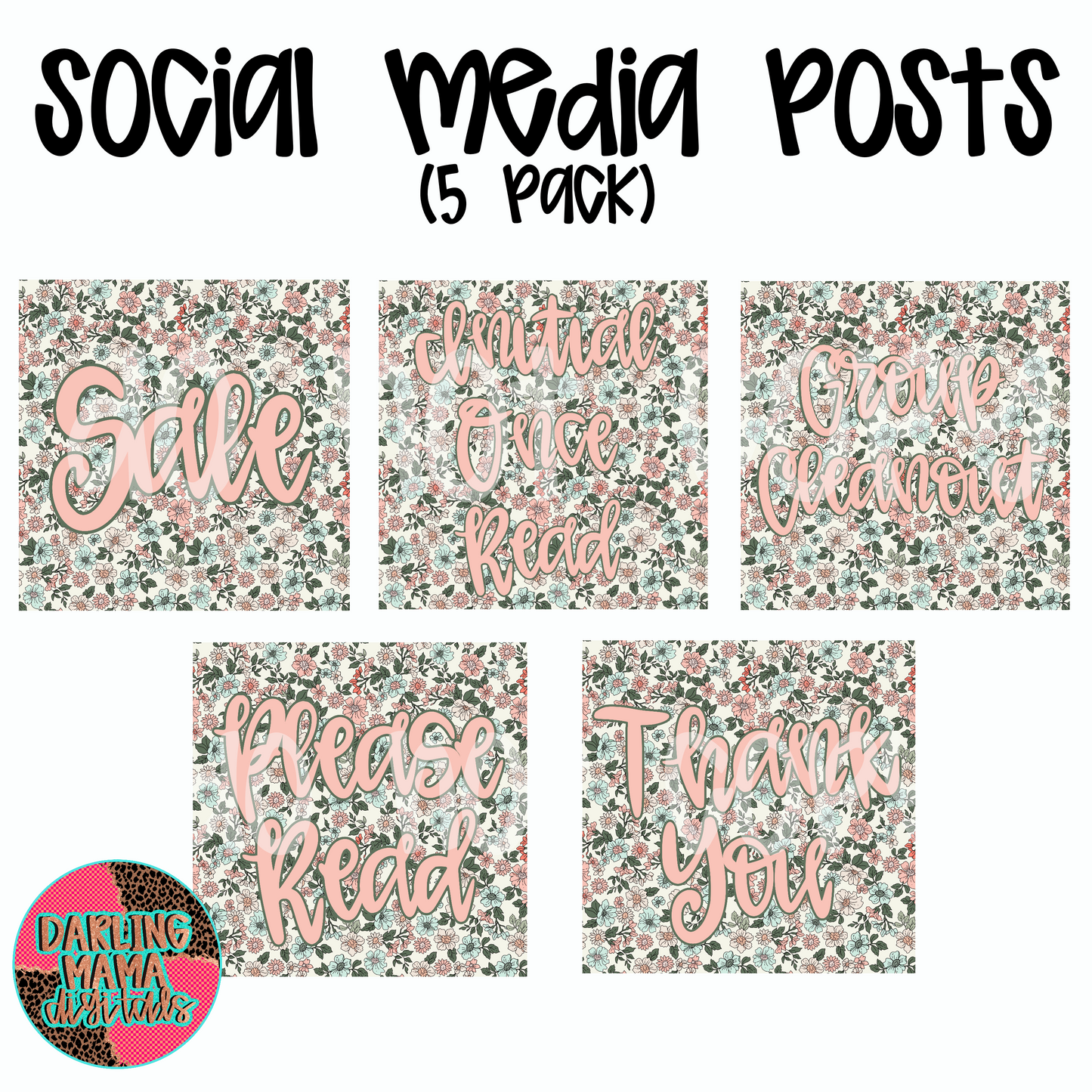 Floral Social Media Post