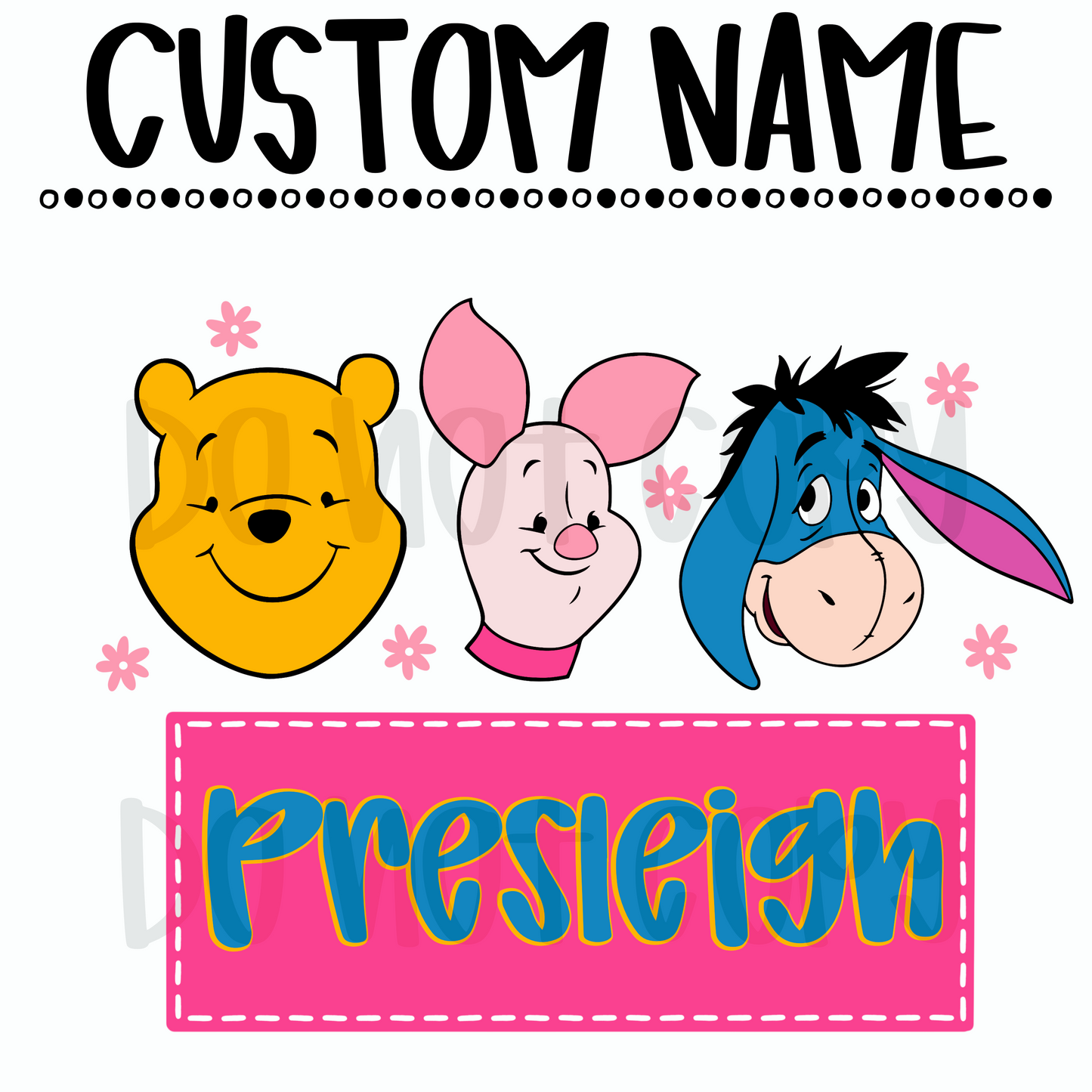 Girl Pooh Custom name