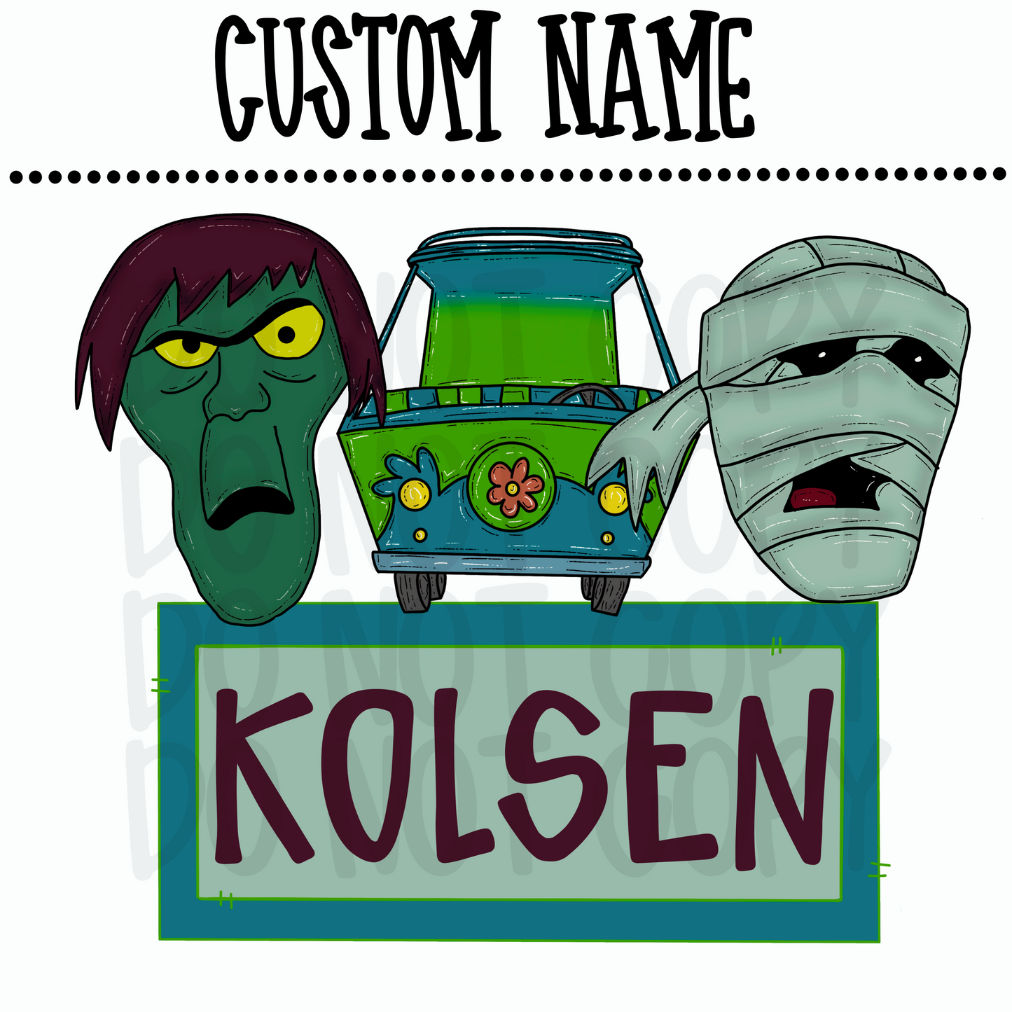 Custom Scooby-Doo Monsters