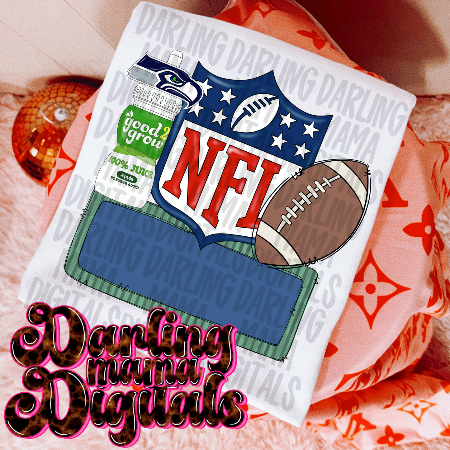 Sea*hawks Blank Name Plate