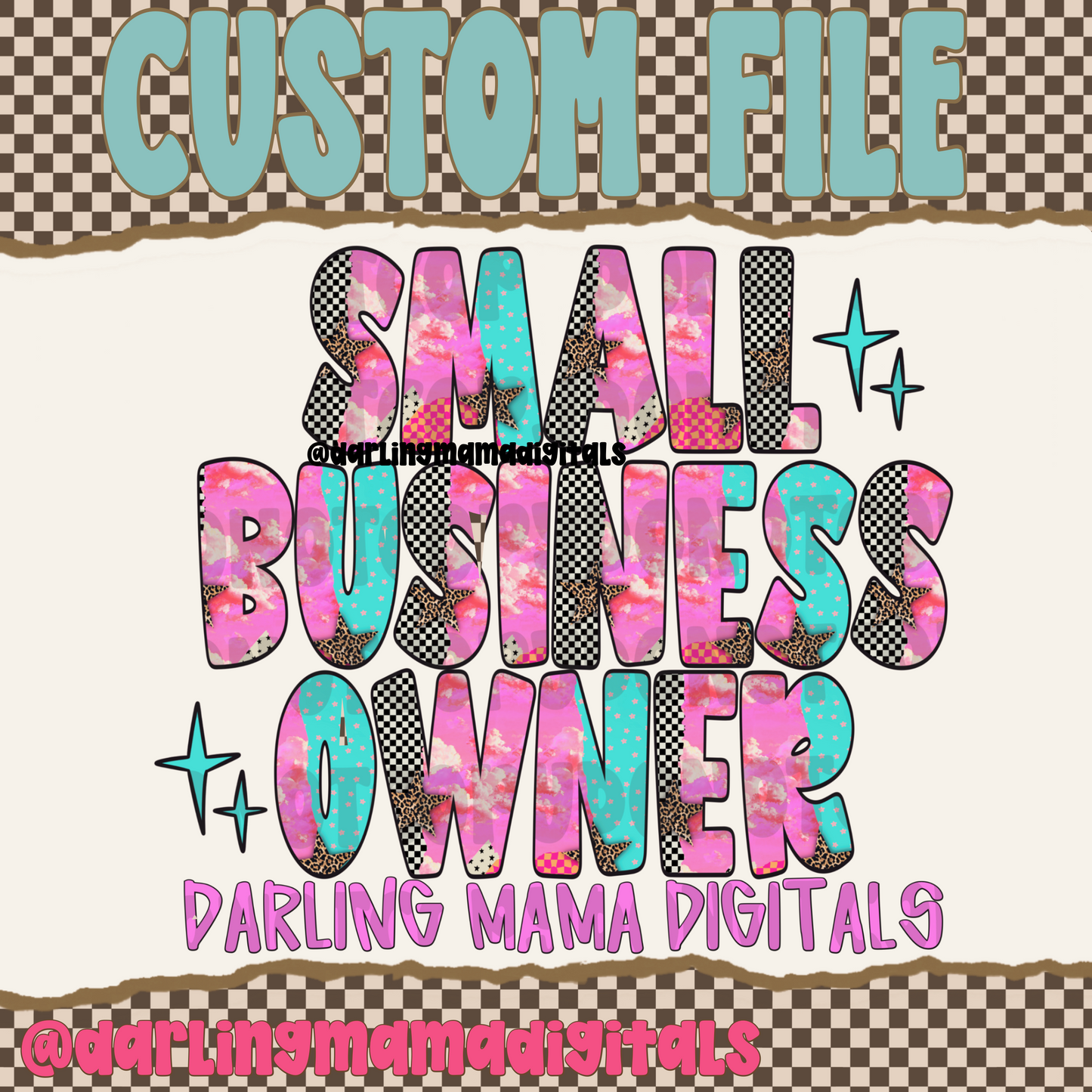 Custom small business owner