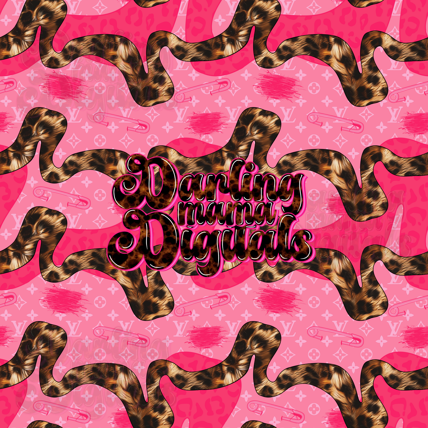 Boujee cheetah swirl Seamless File
