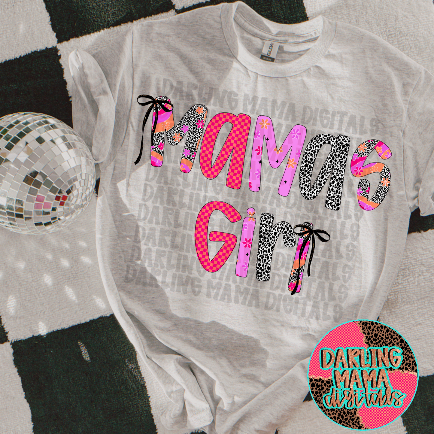 Flower Dalmatian Mamas Girl