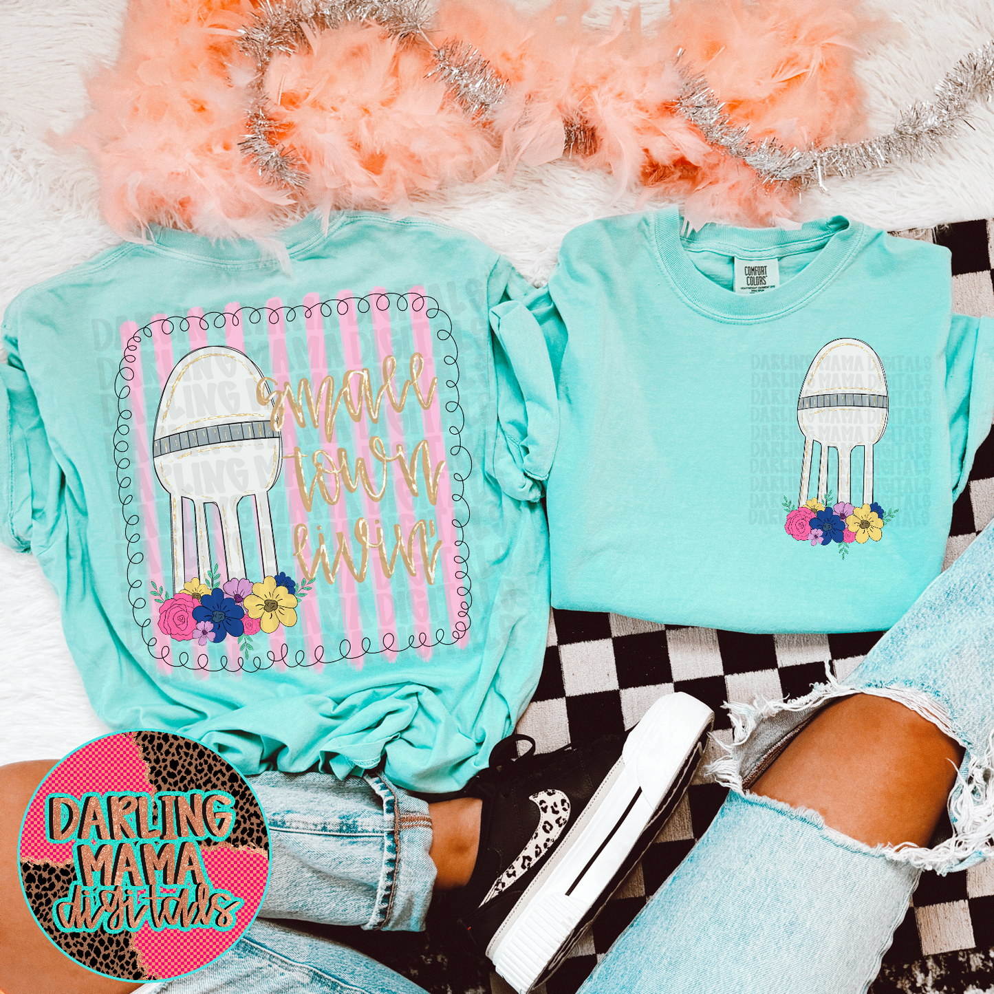 Hand Drawn Small Town Livin’