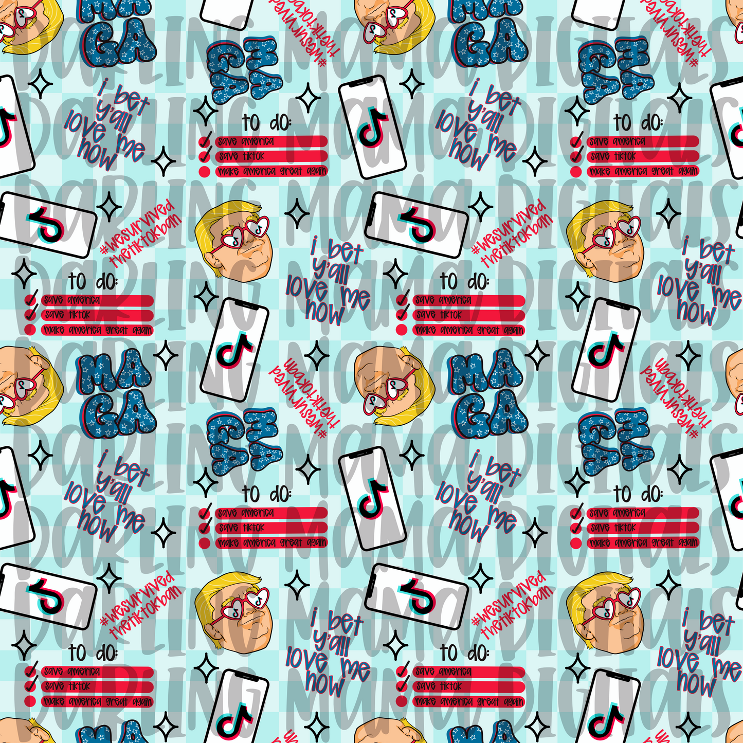 TikTok Trump Seamless File