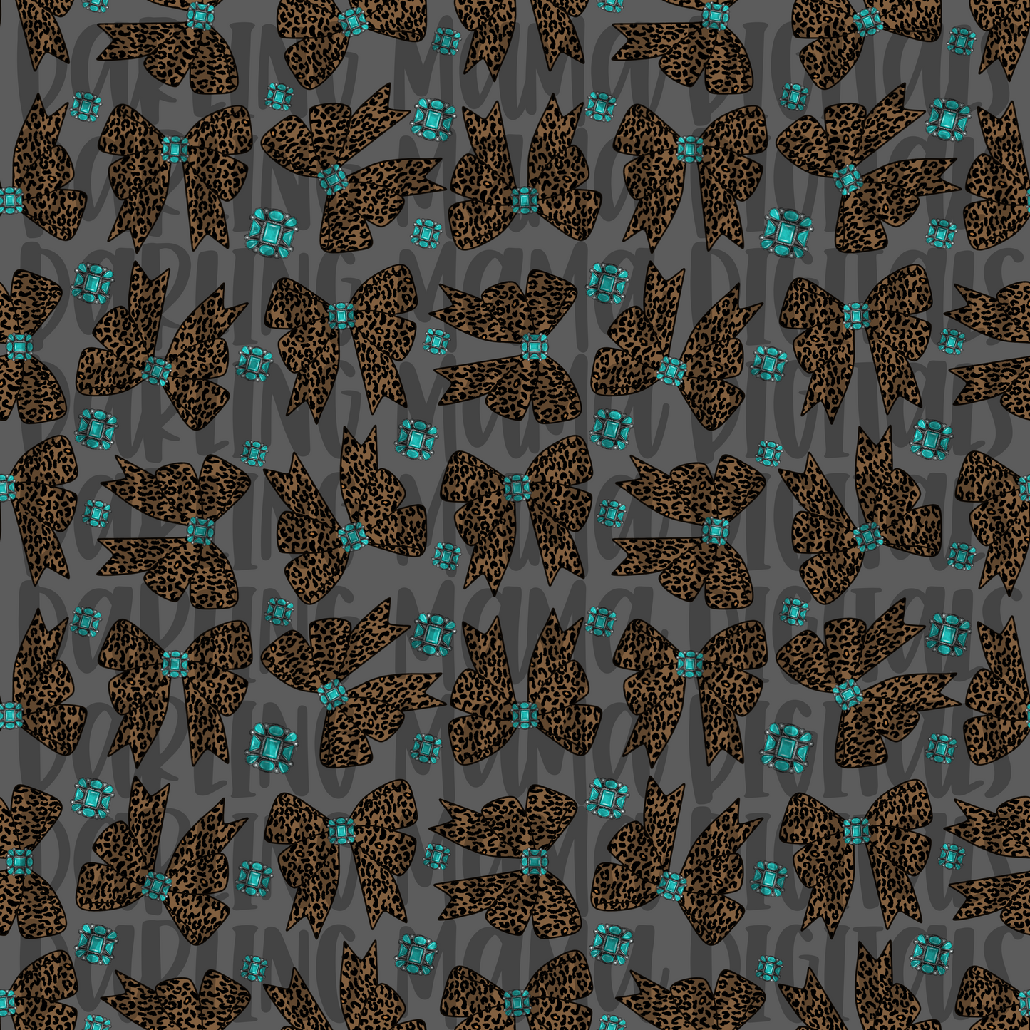 Western Cheetah Bow Seamless File