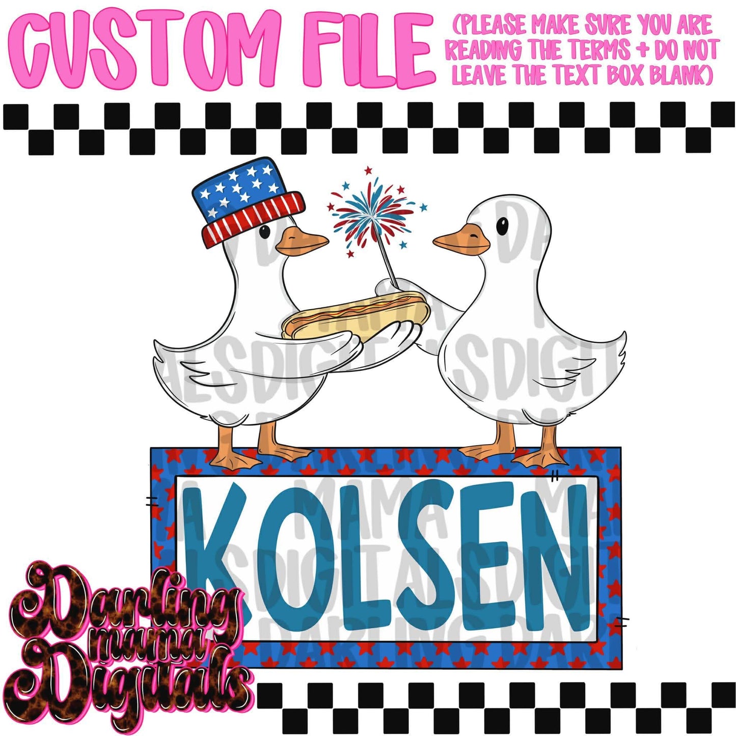 Custom 4OJ goose