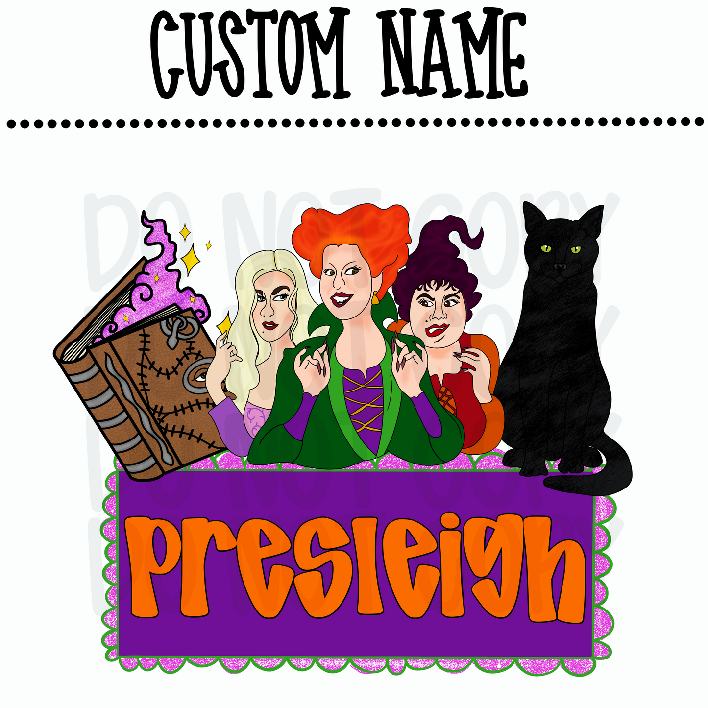 Custom Hocus Pocus Name