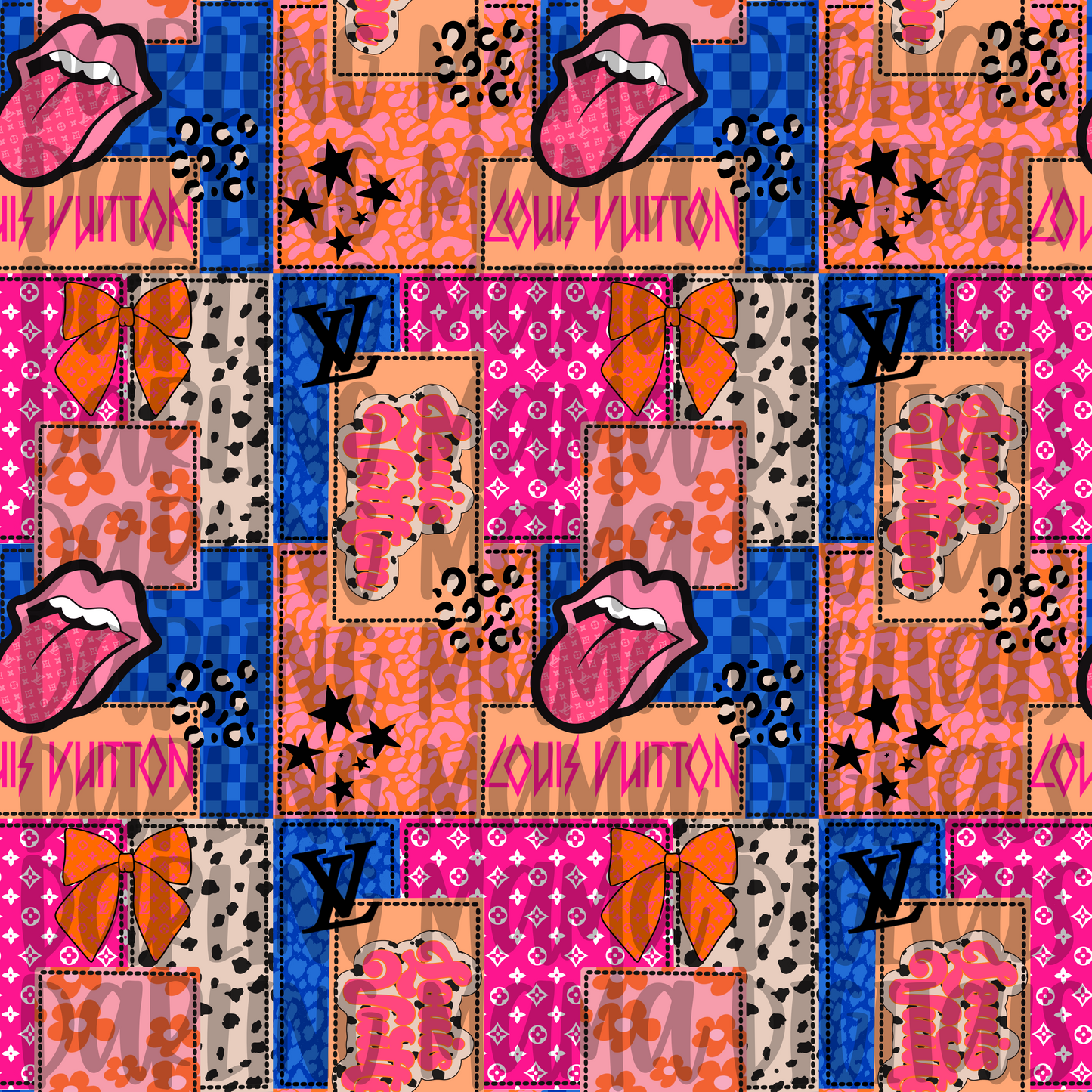 Boujee Cheetah Patchwork Seamless File