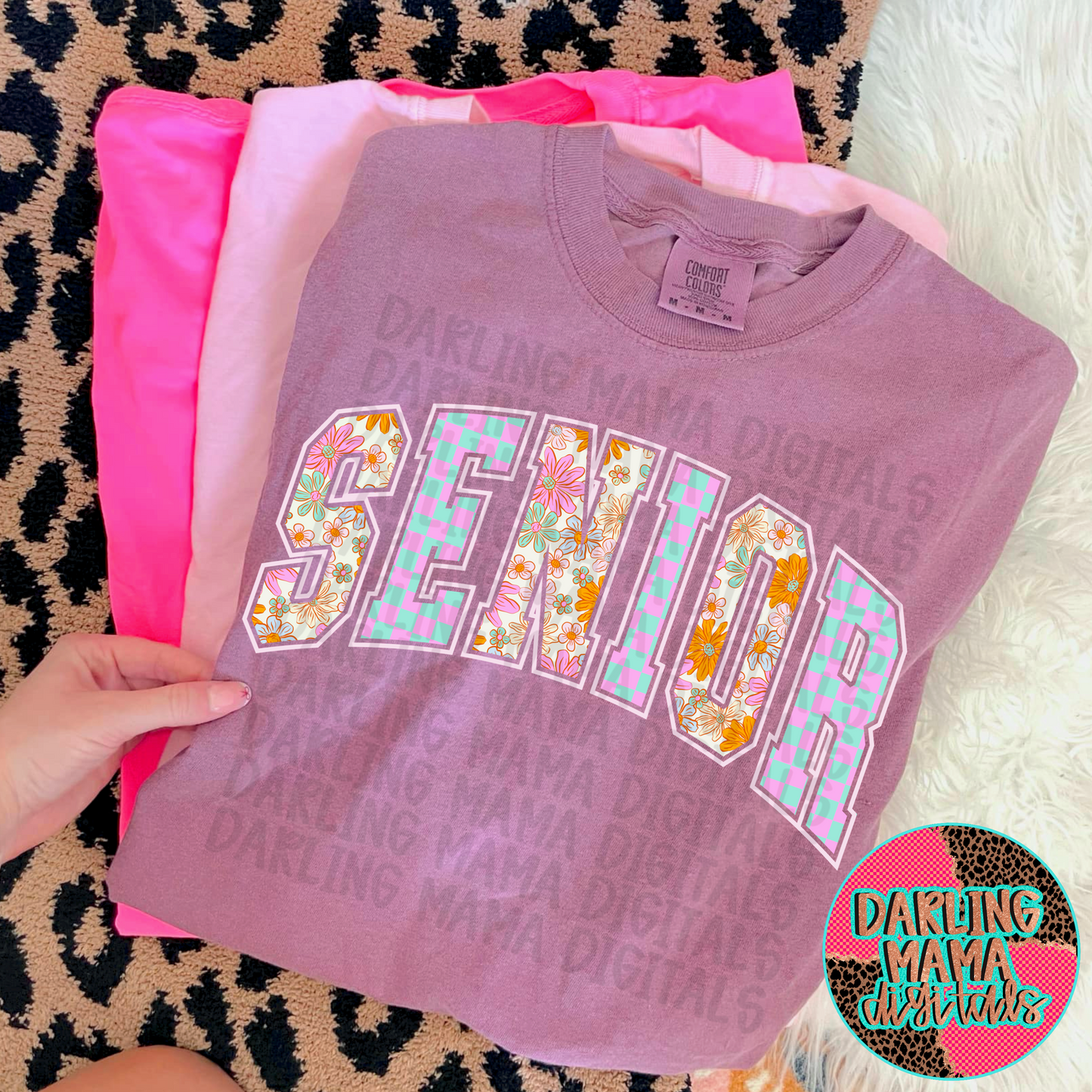 Floral Checkered Senior