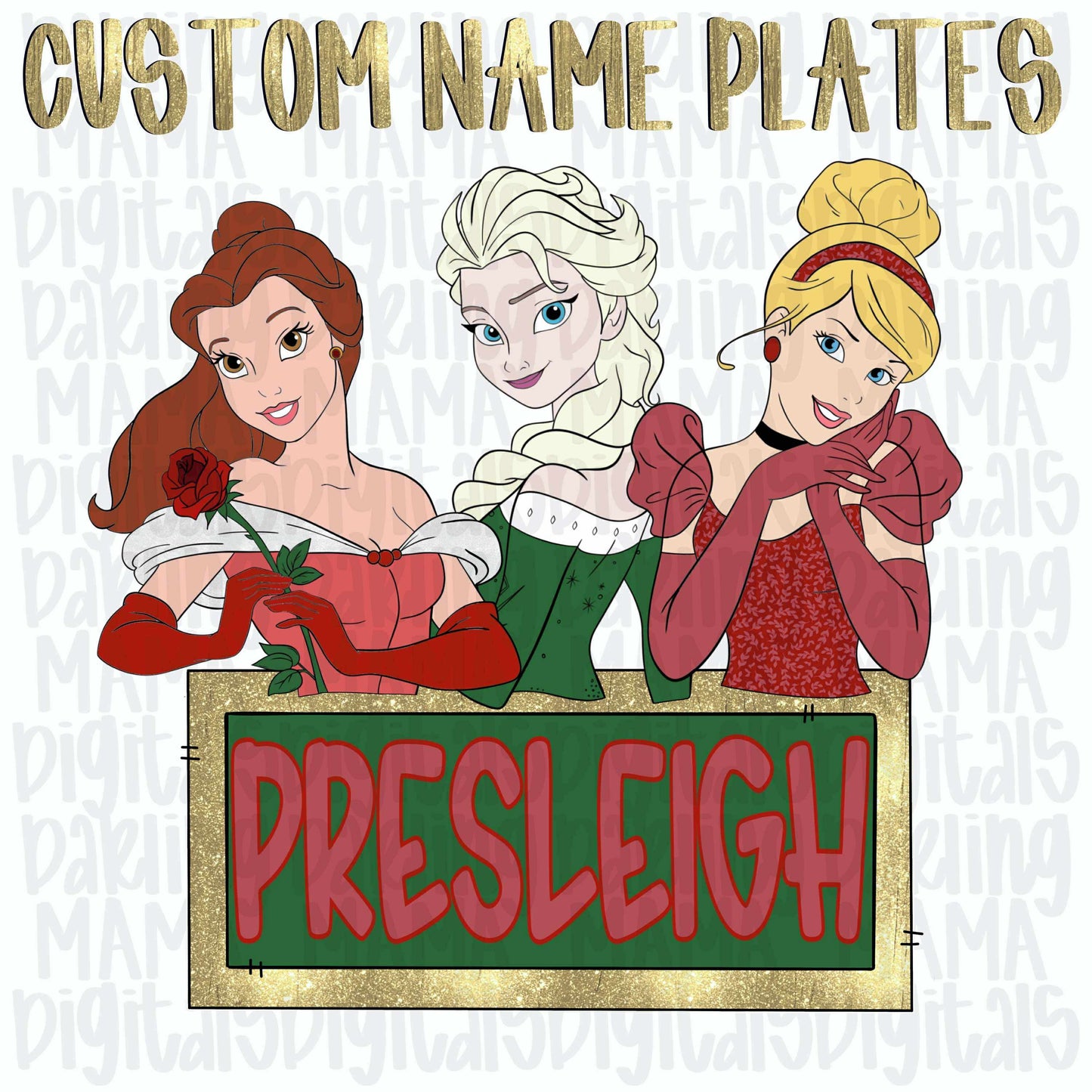 Custom Christmas princess