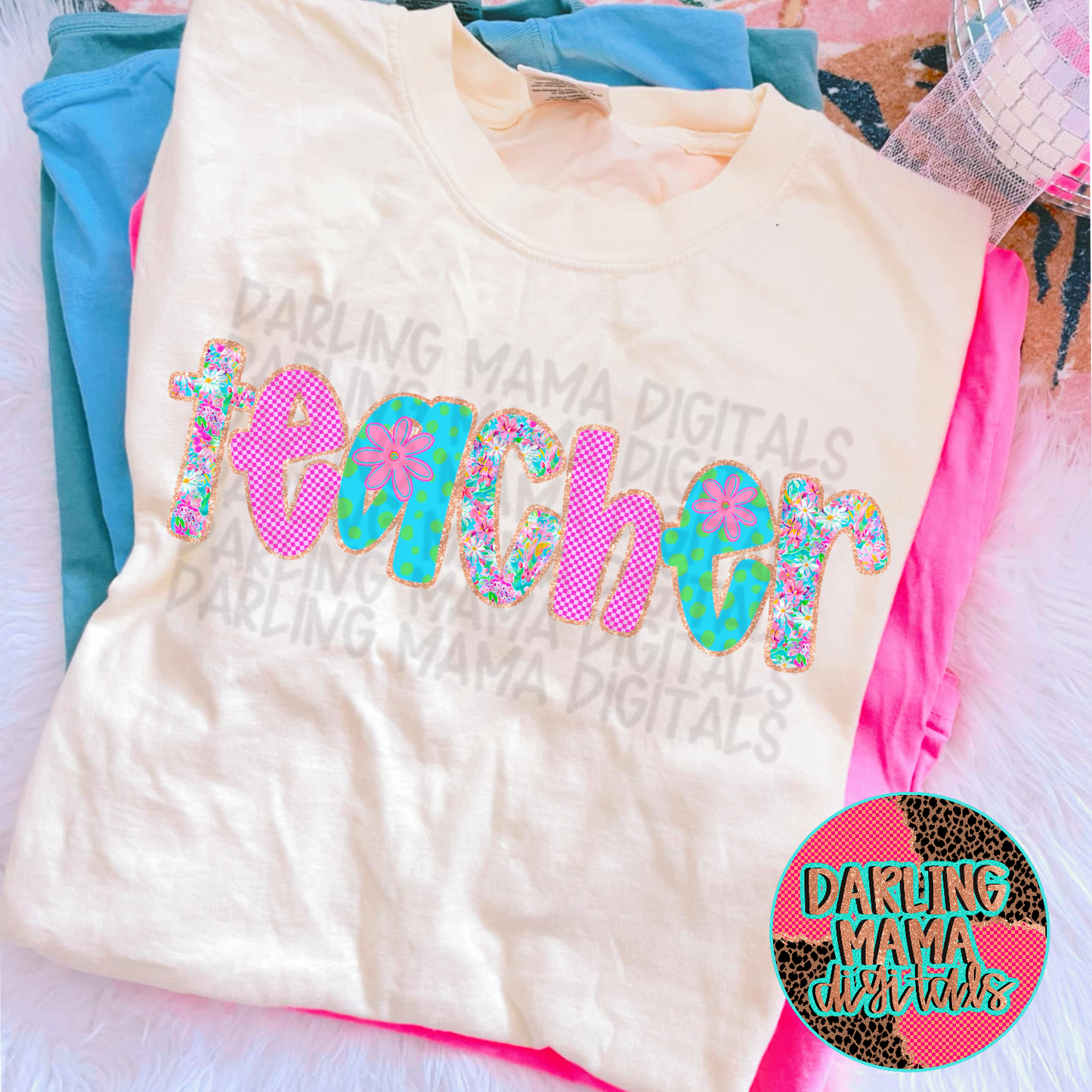 Flower Doodle Teacher