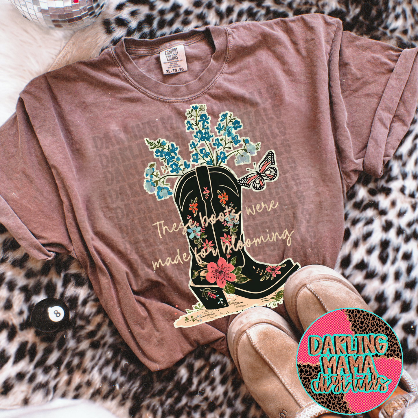 These boots were made for blooming