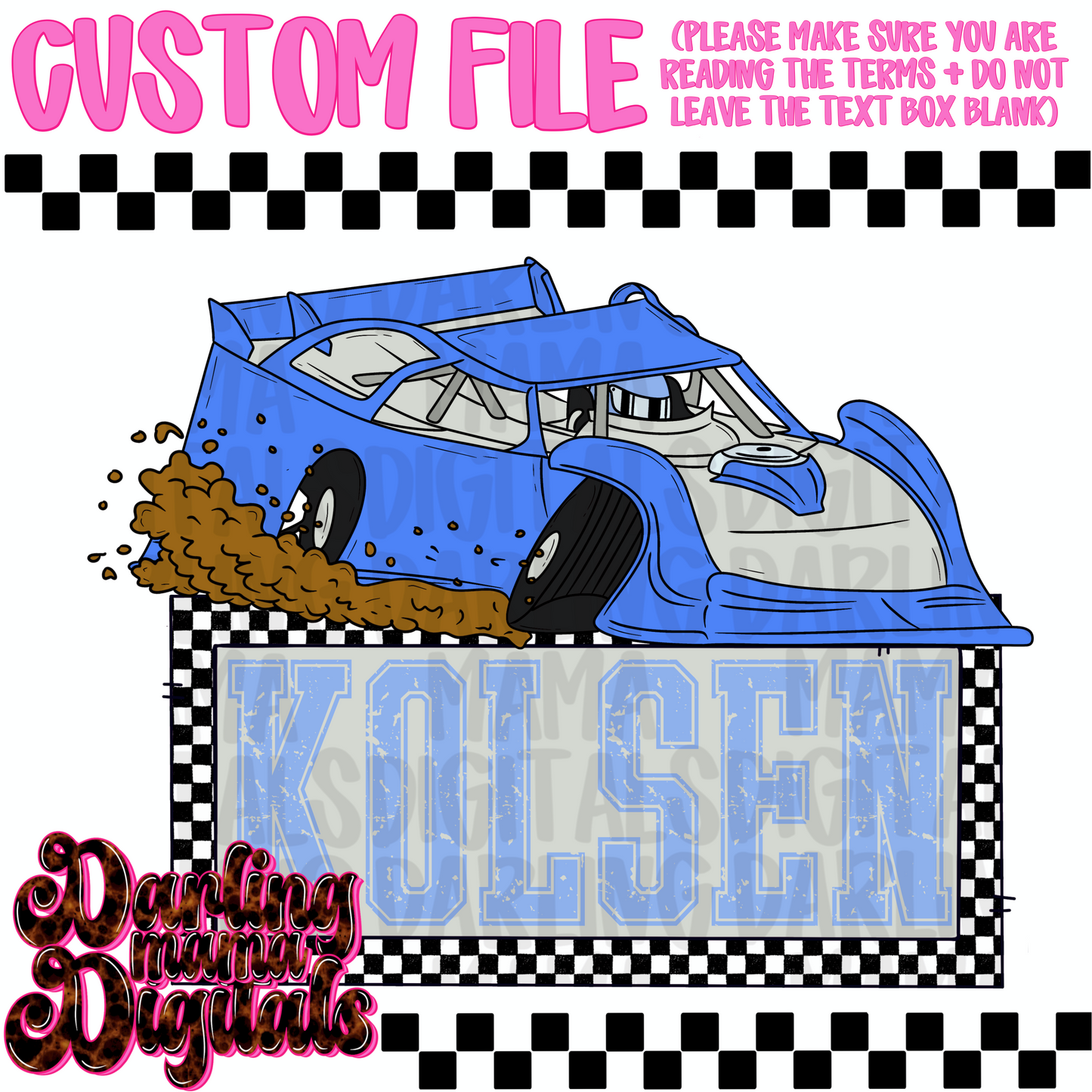 Custom dirt car