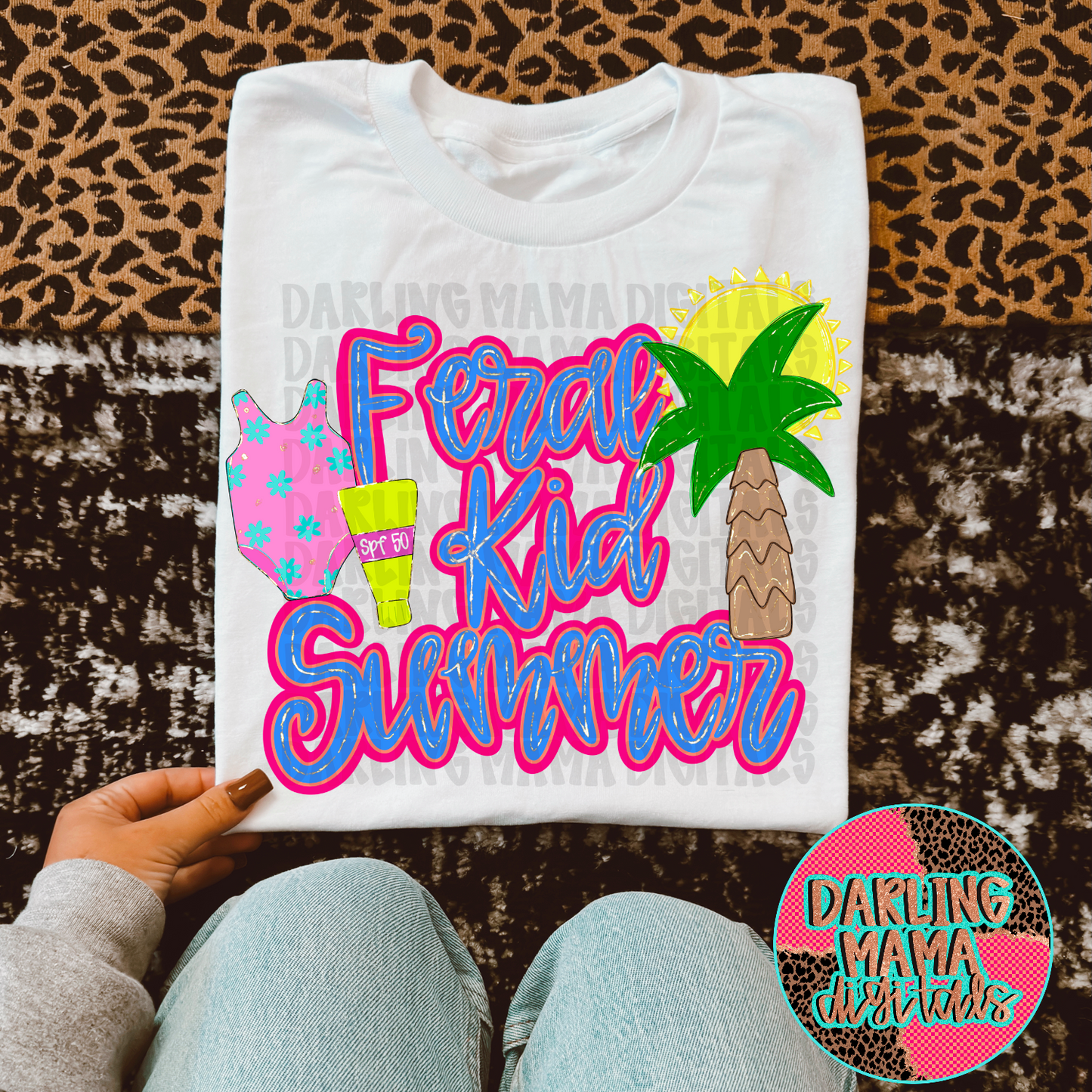Hand drawn Feral Kid Summer