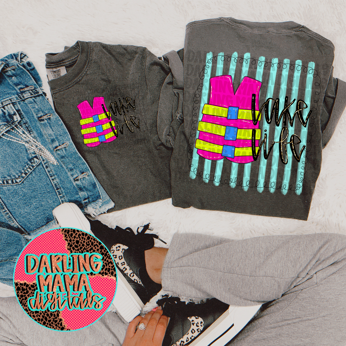 Hand Drawn Lake Life