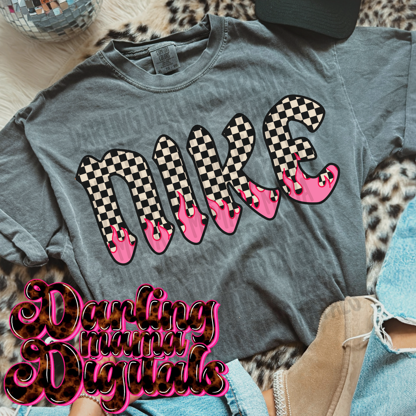 Checkered flame n*ke