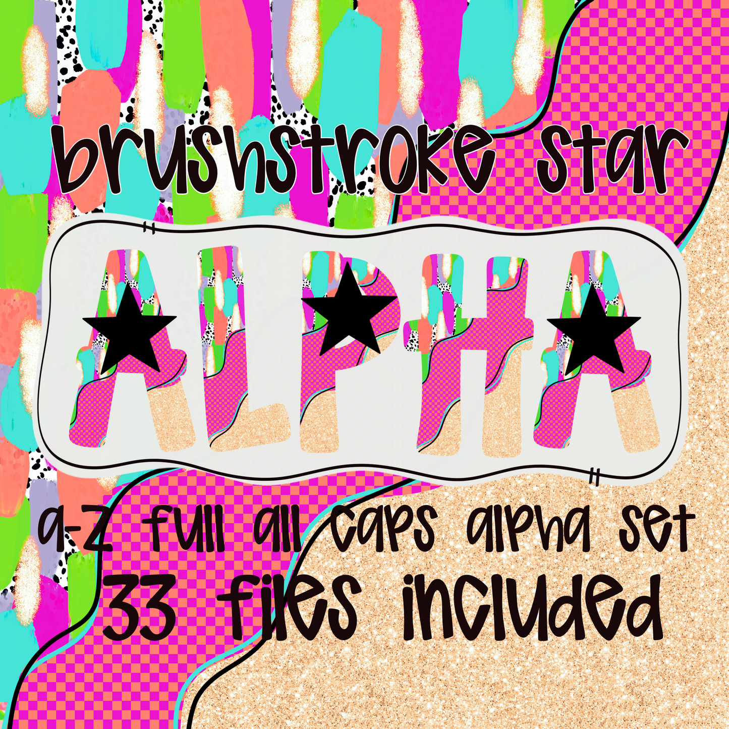 Brushstroke Star Aplha